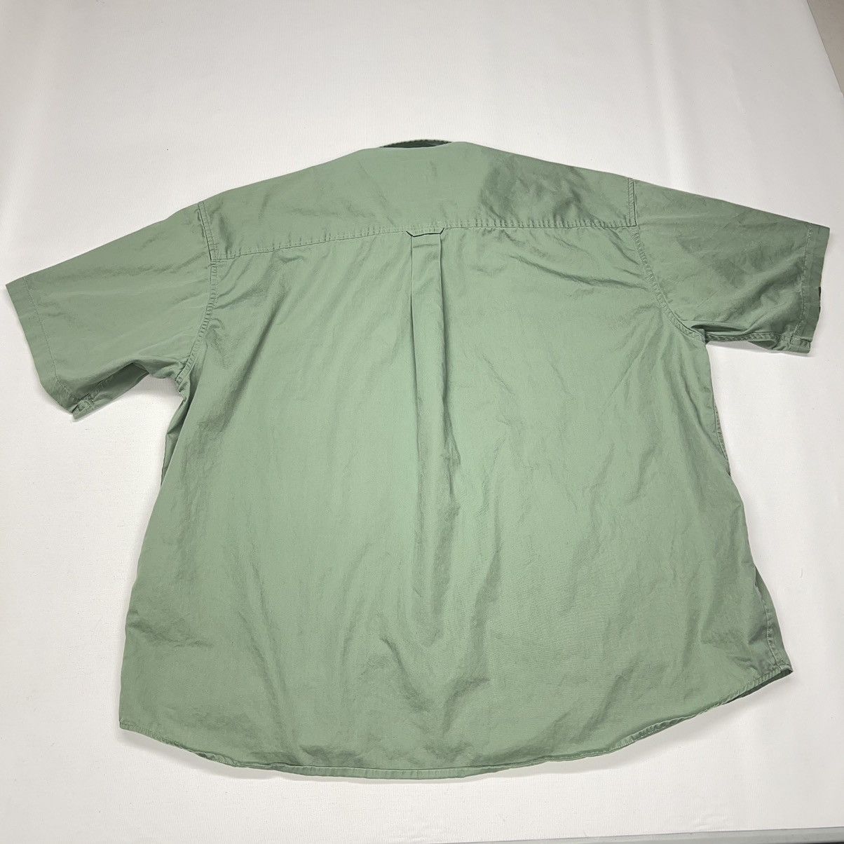 Cabelas Cabelas Button Down Shirt Green Short Sleeve Outdoor Gear Size US XXL / EU 58 / 5 - 12 Thumbnail