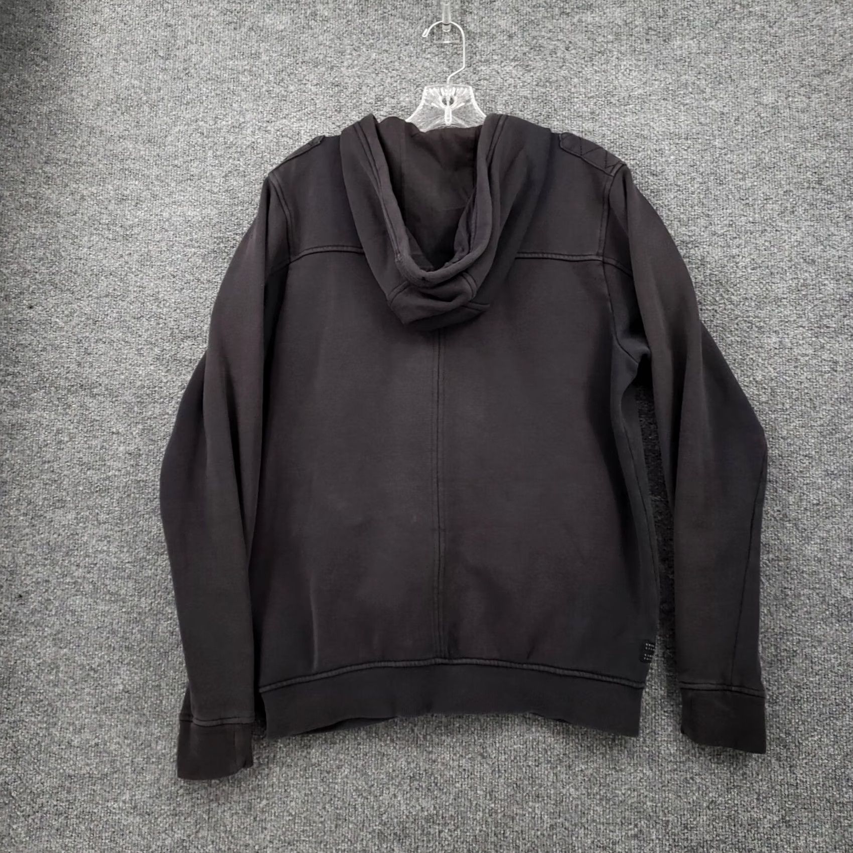 Quiksilver VINTAGE Quicksilver Hoodie Small Black Fleece Sherpa Lined Full Zip Long Sleeve Mens S Size US S / EU 44-46 / 1 - 2 Thumbnail