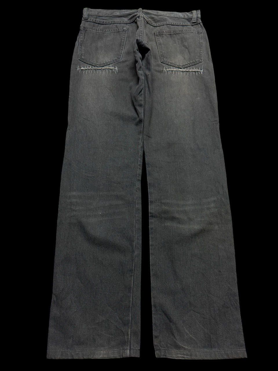 Designer SICK Men's Melrose Mudwash Grunge Distressed Ripped Jeans Size US 30 / EU 46 - 2 Thumbnail