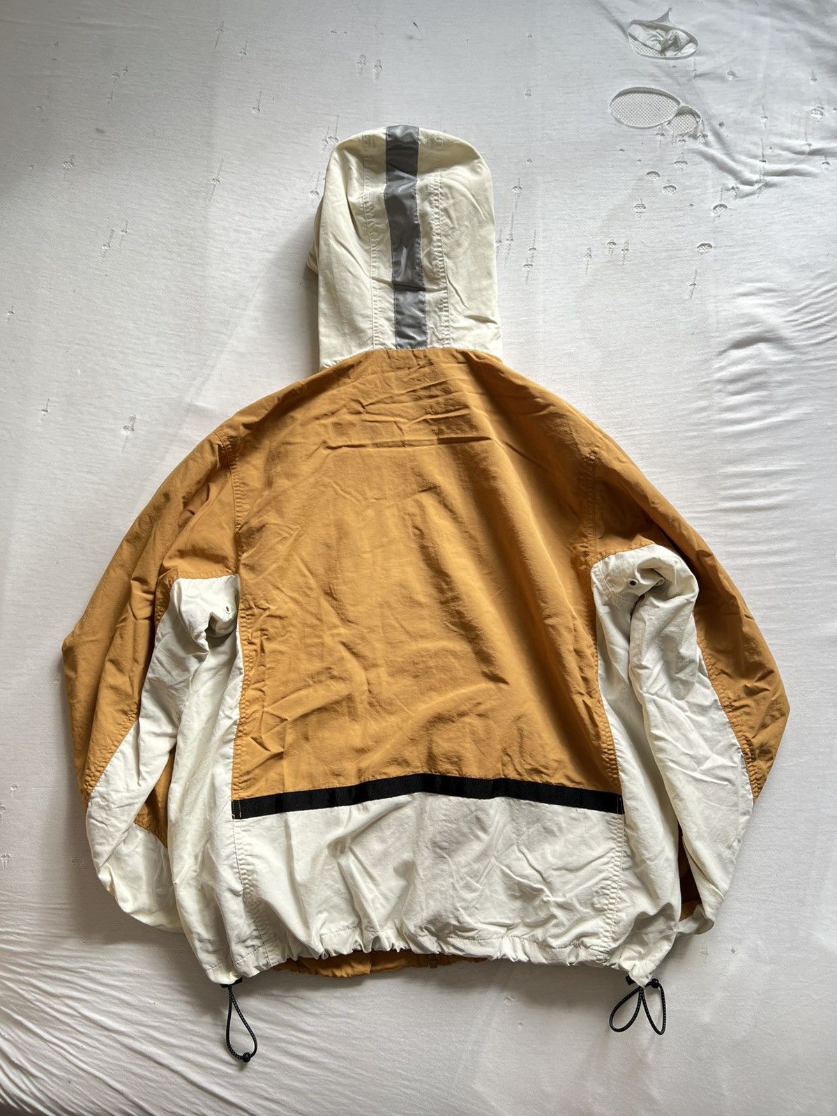 Supreme Supreme 2-Tone Zip Up Jacket - Gold Mustard / White - FW18 Size US M / EU 48-50 / 2 - 1 Thumbnail