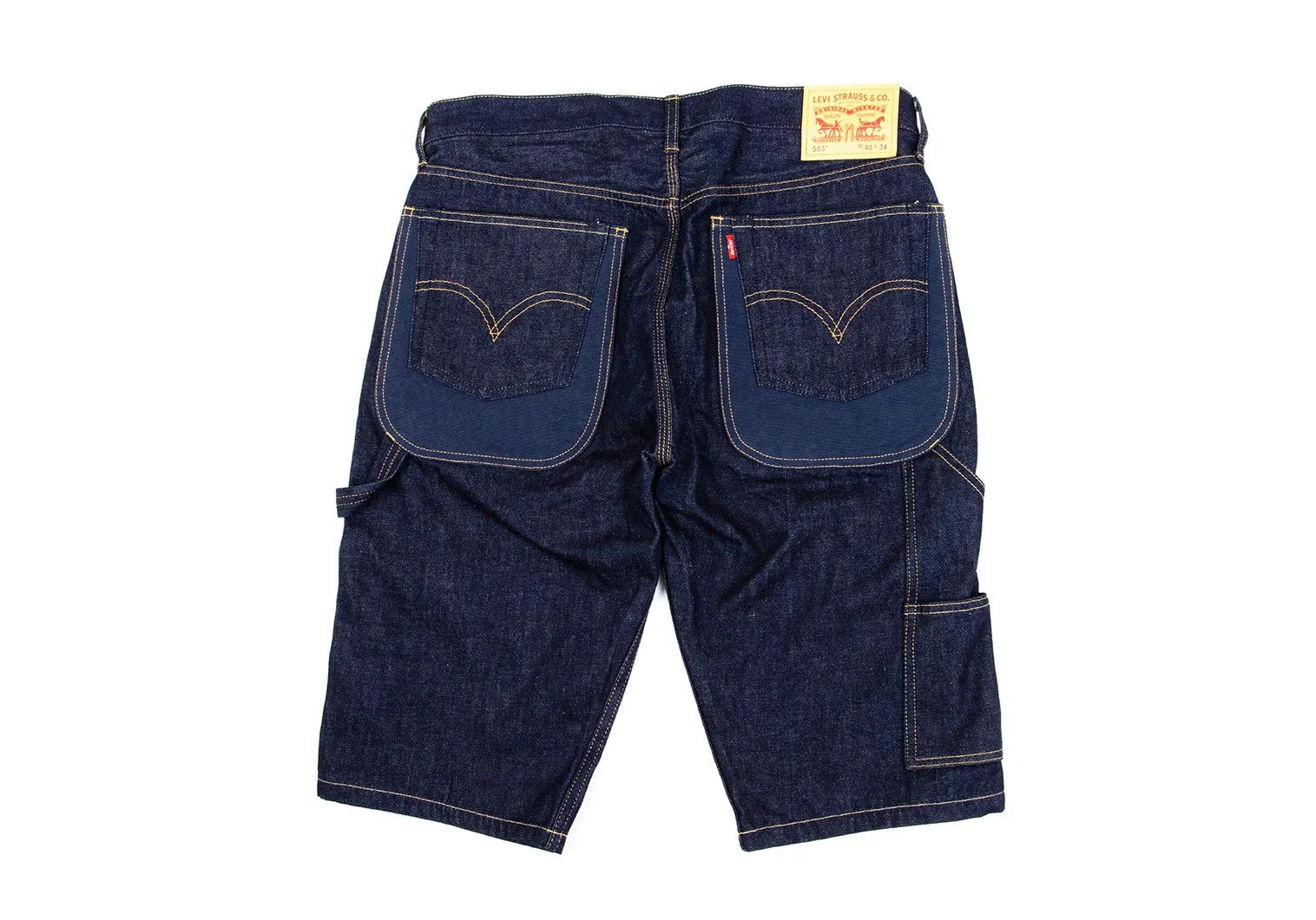 Junya Watanabe Indigo Denim Short Painter Pants with Pocket S Size US 30 / EU 46 - 8 Thumbnail