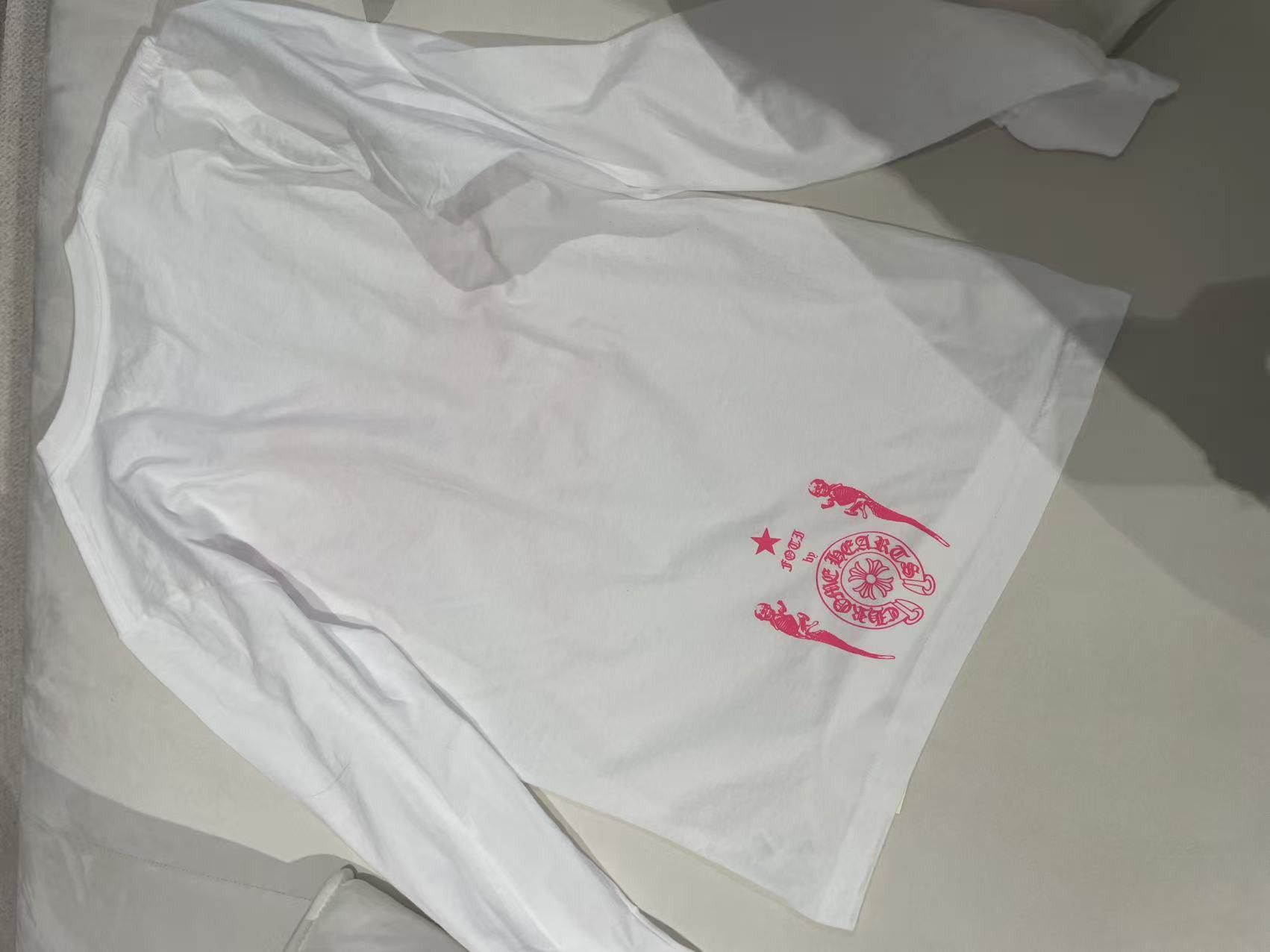 Chrome Hearts Chrome Hearts Foti White Long Sleeve T-Shirt Tee Size S / US 4 / IT 40 - 7 Thumbnail