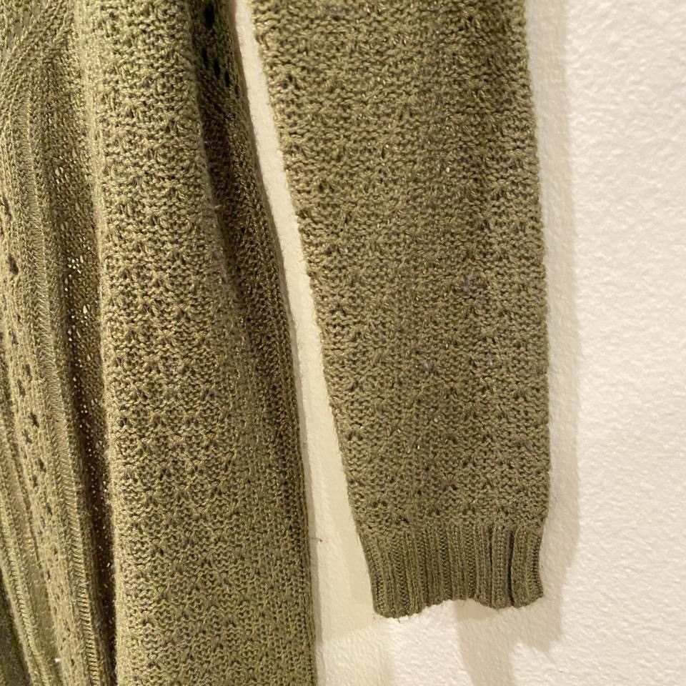 Arizona Jean Co. Arizona Jean Company Dark Green Knit Cardigan Size XS / US 0-2 / IT 36-38 - 4 Thumbnail