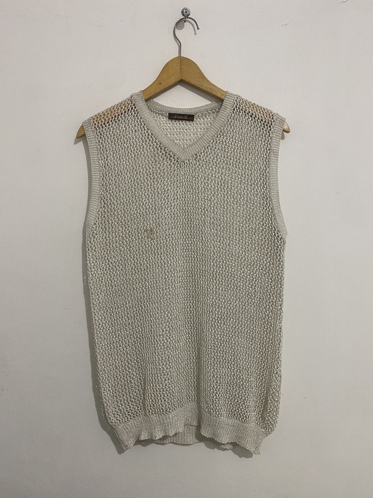 If Six Was Nine × Japanese Brand × KMRii Japanese knitted mesh shirt issey yohji styled Size US M / EU 48-50 / 2 - 1 Thumbnail