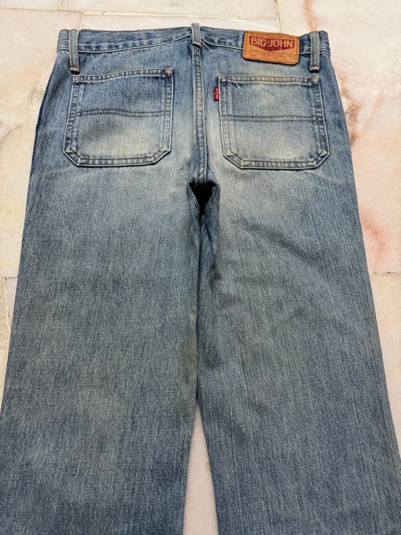 Big John 80s💥BigJohn Bell Bottom Rusty Mudwash Bushpants Insane Jean Size US 29 - 13 Thumbnail