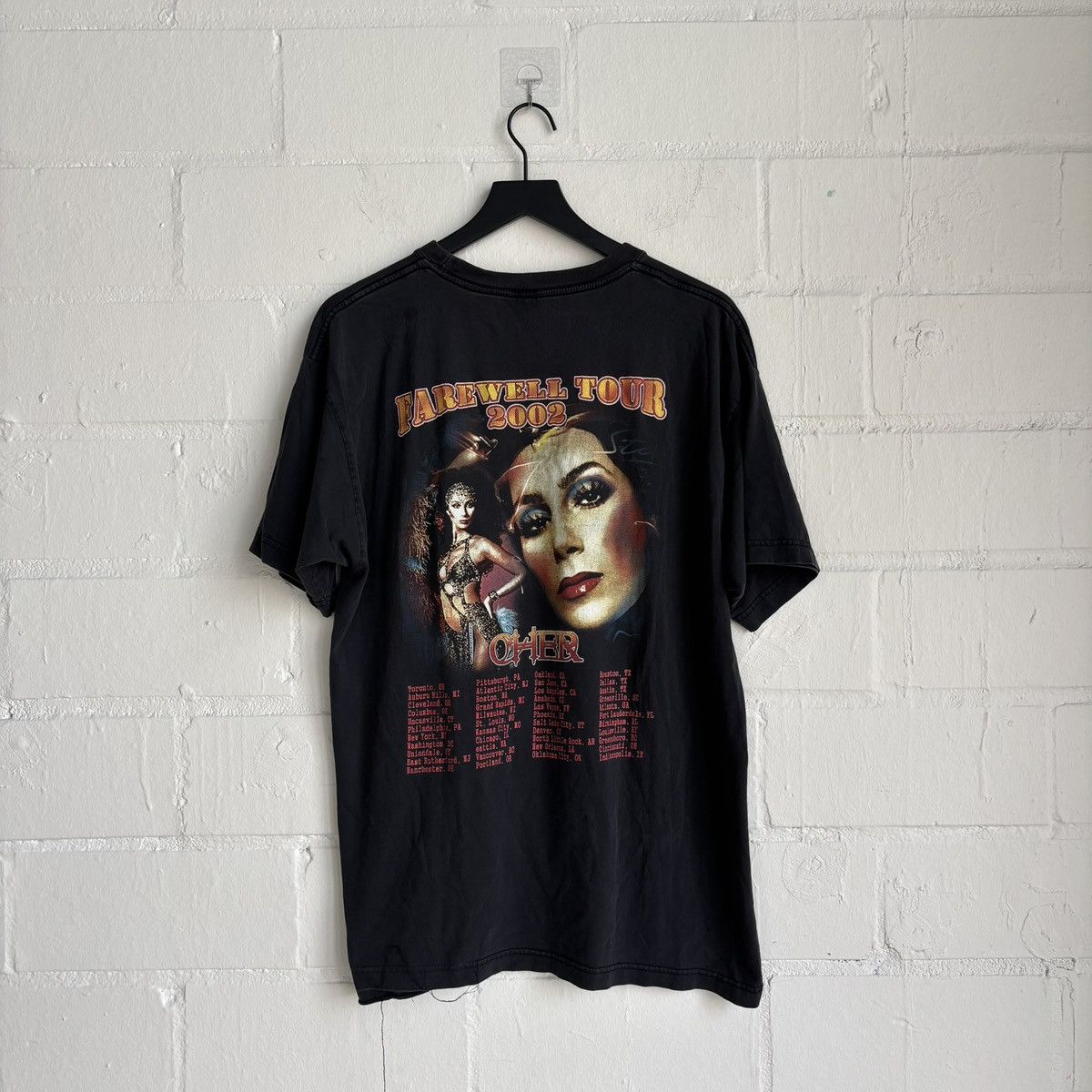 Band Tees Y2K 02’ Cher World Tour Tee Size US L / EU 52-54 / 3 - 2 Thumbnail