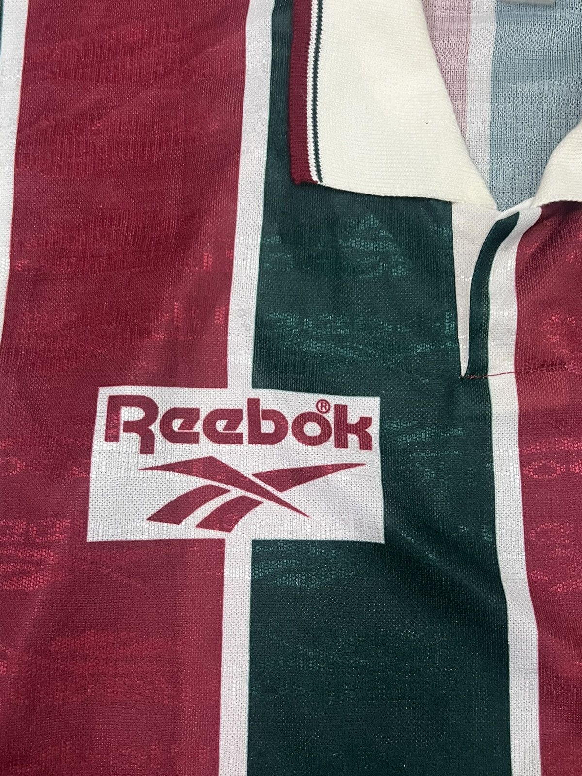 Other Vintage 90s Reebok Fluminense Home Jersey Size US L / EU 52-54 / 3 - 4 Thumbnail