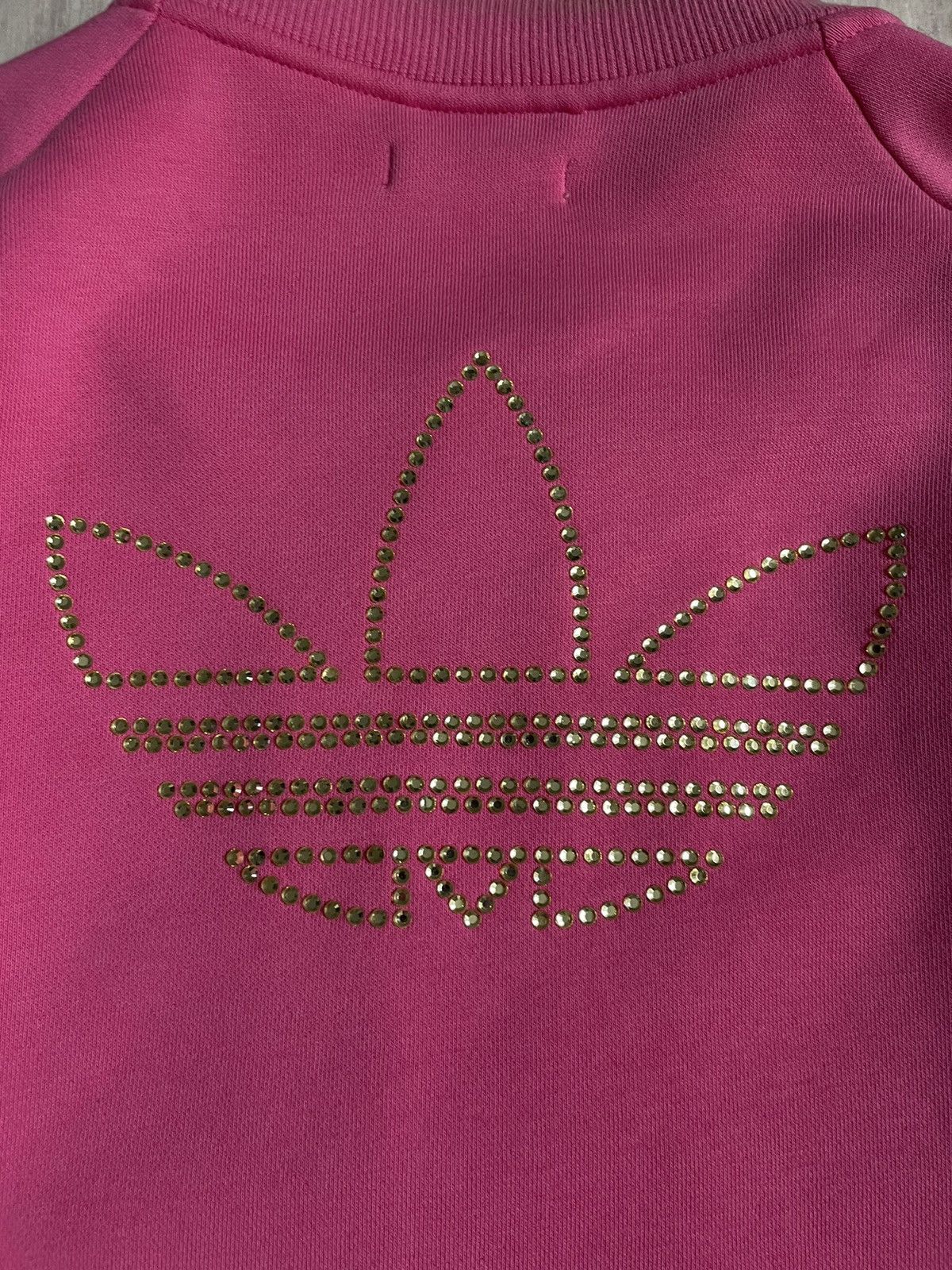 Adidas Vintage Y2K Adidas 00’s Pink Track Jacket SWAG Big Logo RARE Size US M / EU 48-50 / 2 - 6 Thumbnail