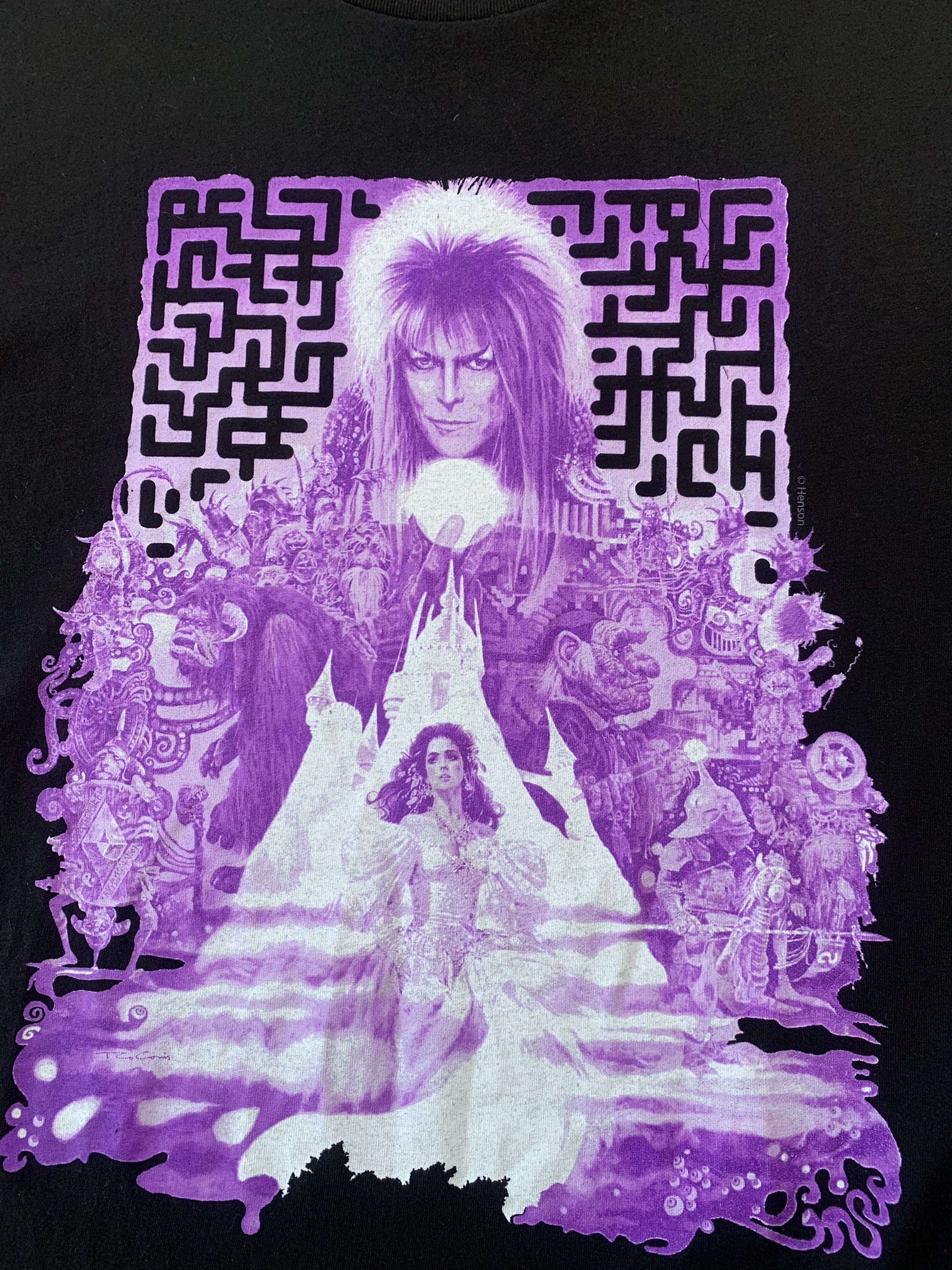 Band Tees Vintage Henson David Bowie Labyrinth Movie T-Shirt Size US S / EU 44-46 / 1 - 5 Thumbnail