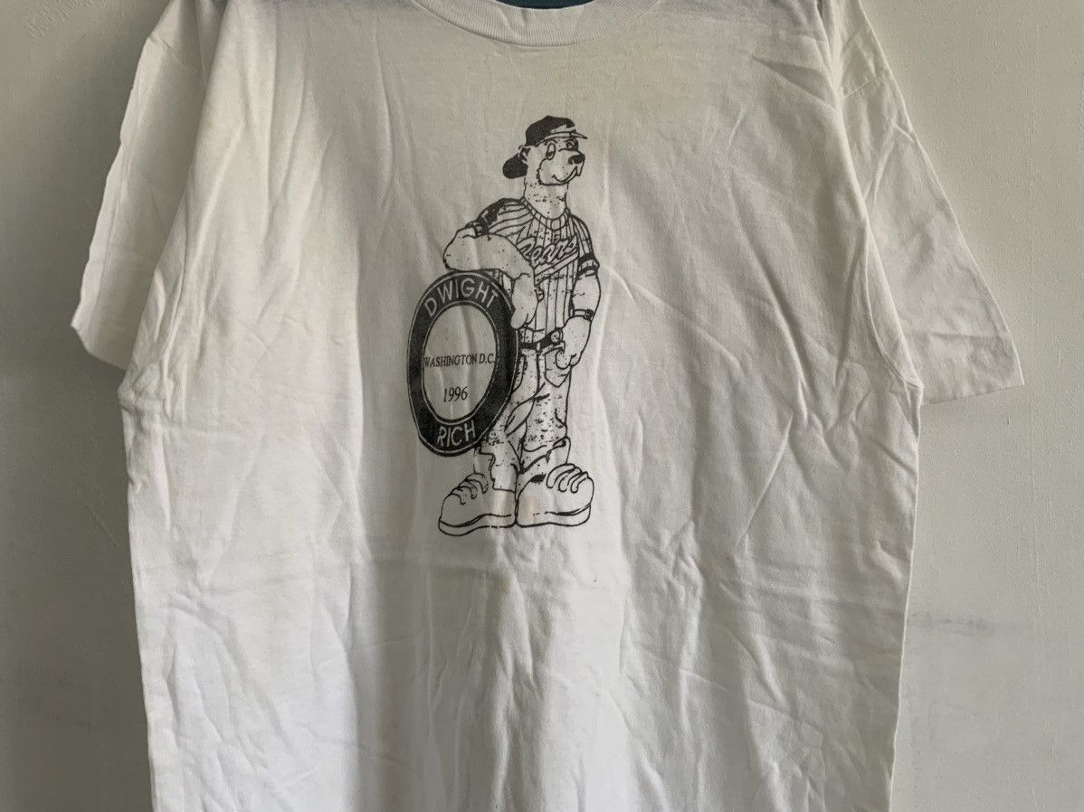 Vintage Vintage Dwight Rich Washington DC White Tee Size US XL / EU 56 / 4 - 5 Thumbnail