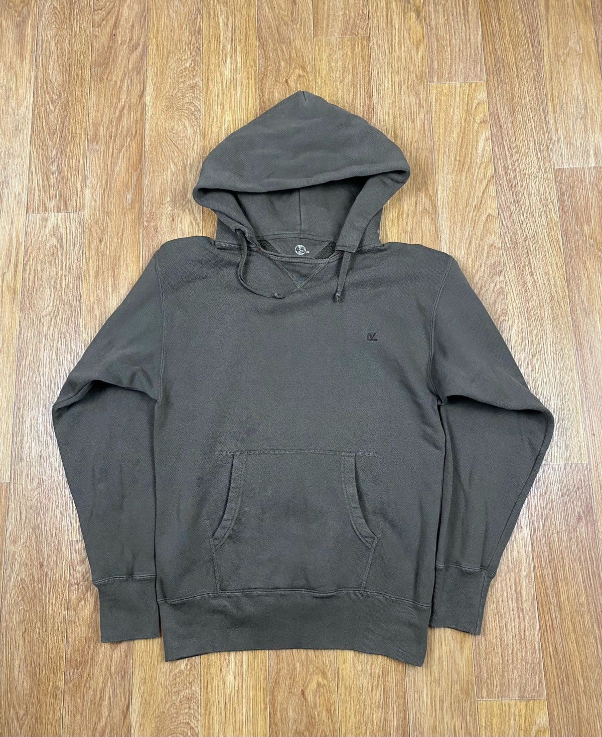 45rpm 45rpm Cotton Logo Hoodie Mens size S made in Japan Size US S / EU 44-46 / 1 - 1 Thumbnail