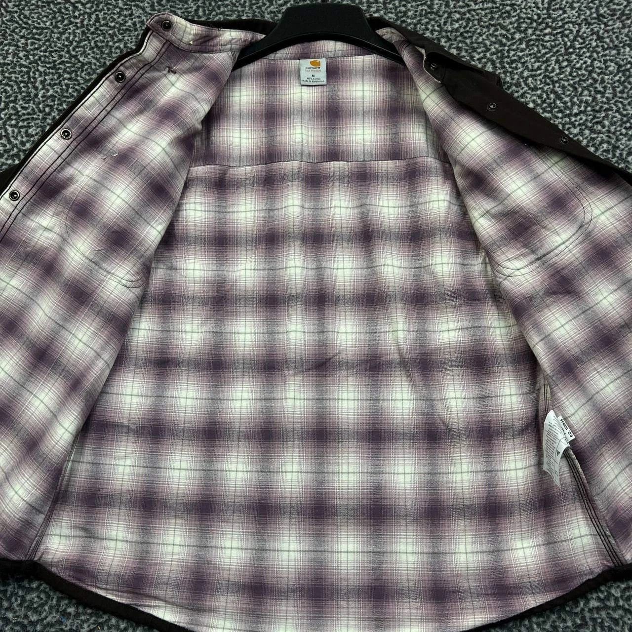 Carhartt Carhartt Shacket Women Flannel Plaid Button Up Cotton M Size M / US 6-8 / IT 42-44 - 6 Thumbnail