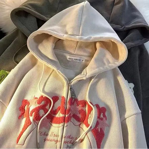 Japanese Brand Chiyuri x ouchi Letter Embroidery Hoodies Size US M / EU 48-50 / 2 - 2 Thumbnail