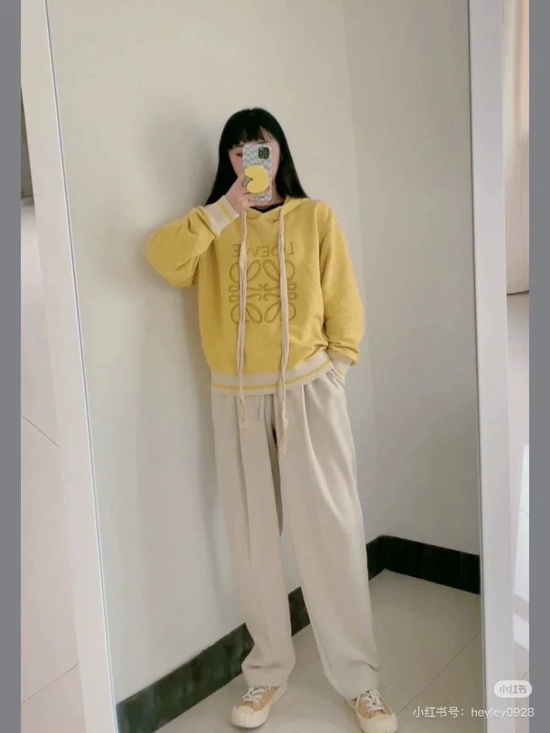 Loewe LOEWE Yellow logo hoodie Size M / US 6-8 / IT 42-44 - 7 Thumbnail