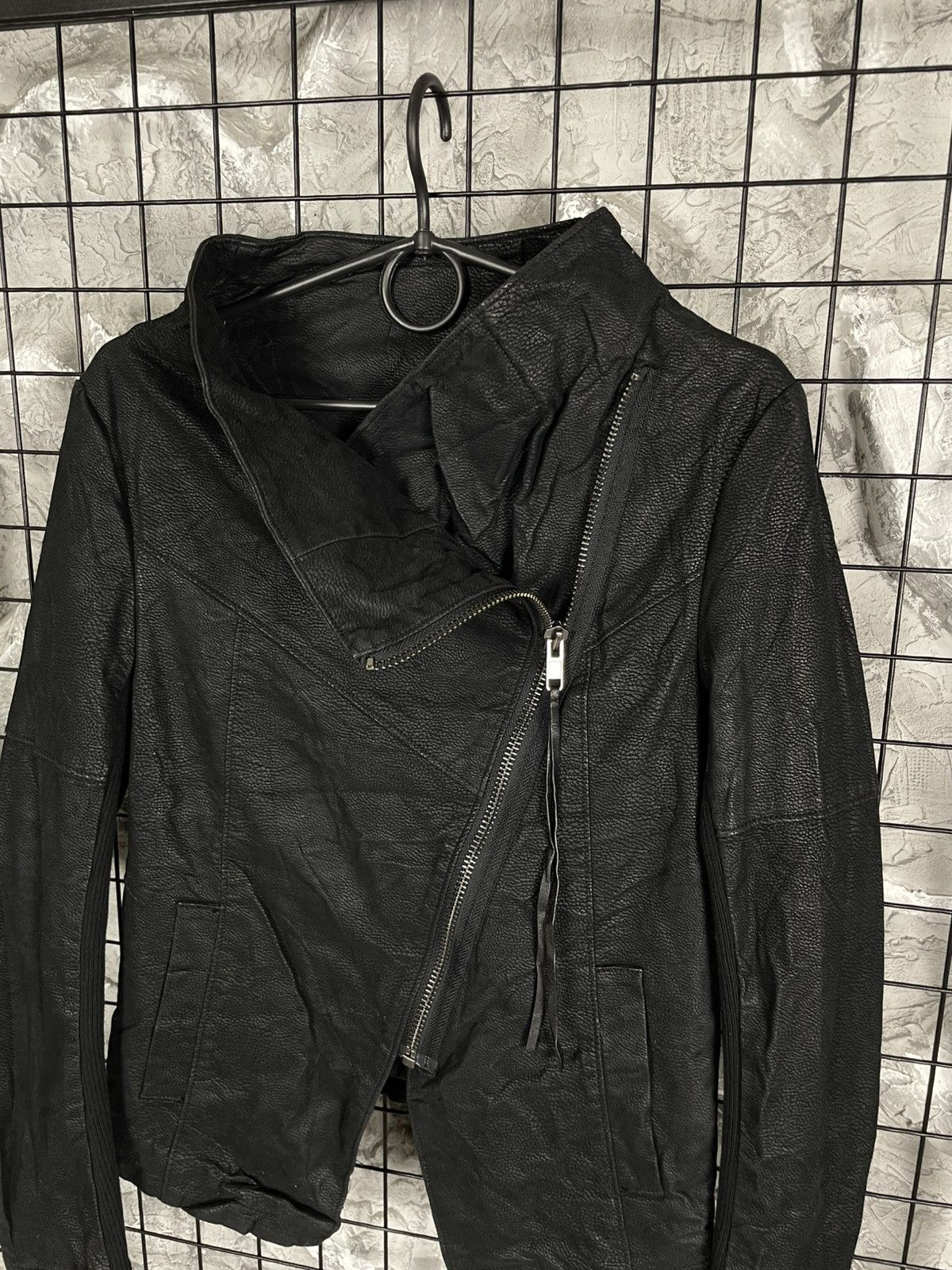 If Six Was Nine Vintage Archive Asymmetrical Zip Jacket LGB Rick Owens Vibe Size US S / EU 44-46 / 1 - 6 Thumbnail
