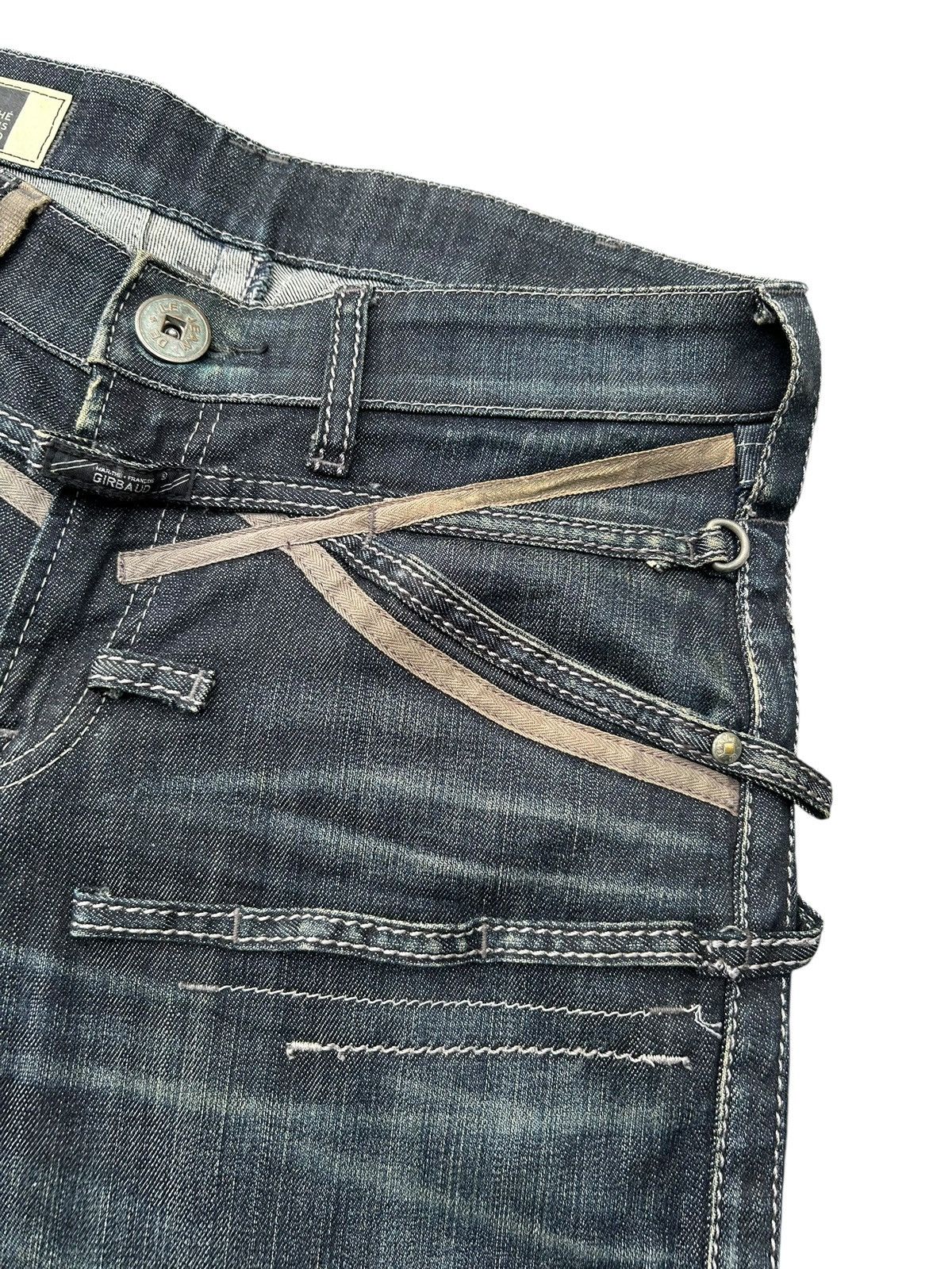 Marithe + Francois Girbaud Marithé + François Girbaud Punk Bondage Style Denim Jeans ☠️ Size US 31 - 8 Thumbnail