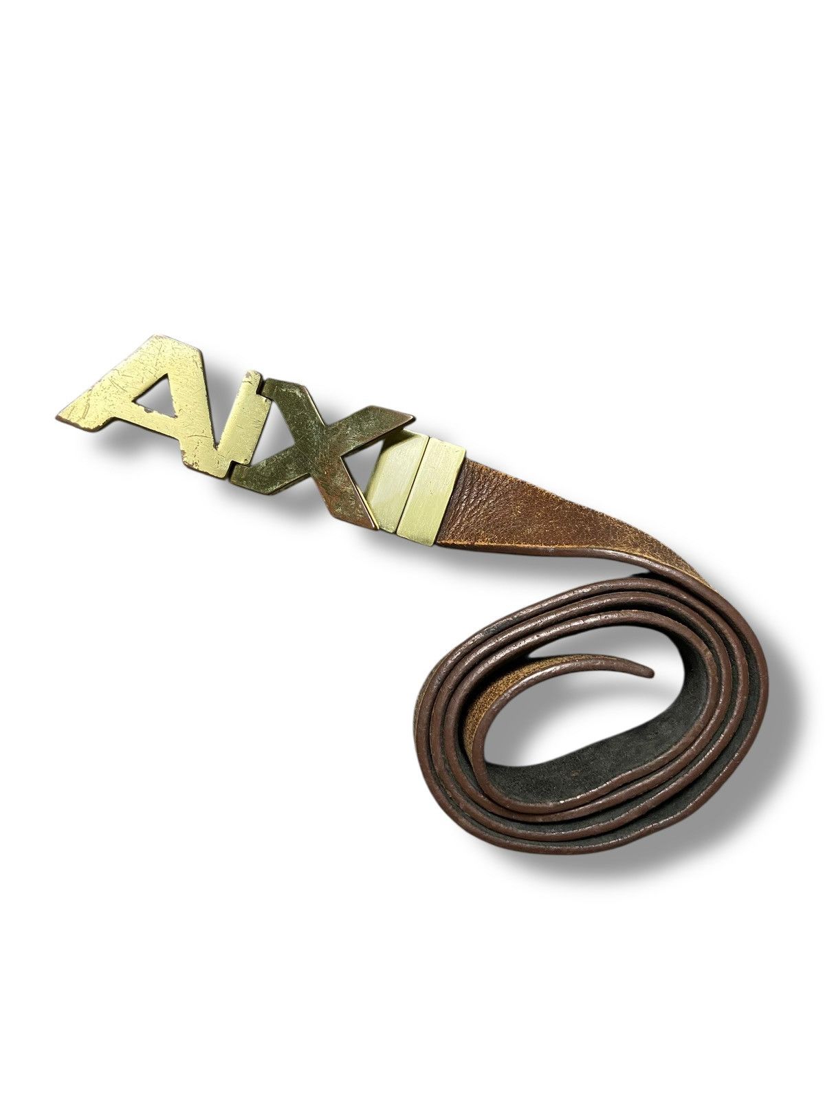 Armani Exchange Leather Suede Belt (142)