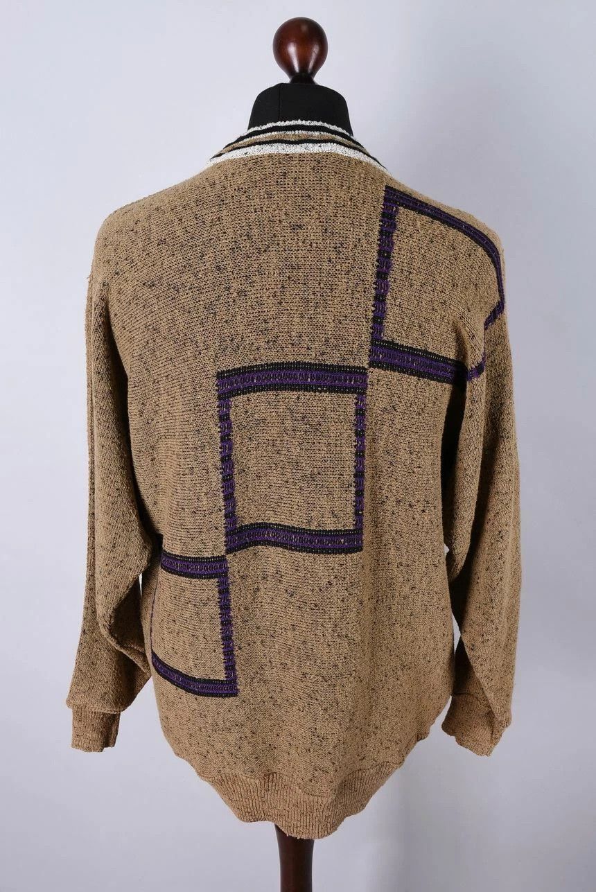 Carlo Colucci Carlo Colucci Vintage Graphic Knit Pattern Sweater Size US XL / EU 56 / 4 - 3 Thumbnail