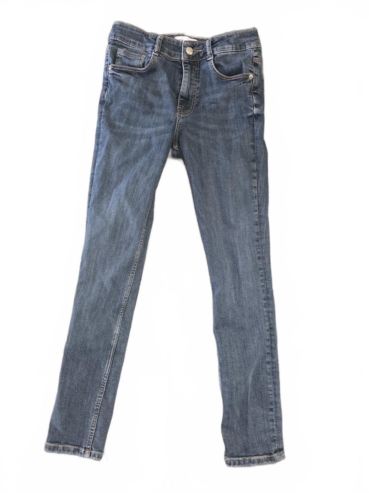 Zara Zara High-Rise Skinny Jeans in Classic Blue Denim Size 6 Size 28" / US 6 / IT 42 - 2 Thumbnail