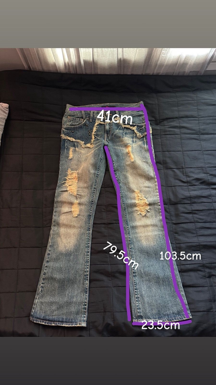 Other Midas Japanese unique jeans Size US 32 / EU 48 - 8 Thumbnail