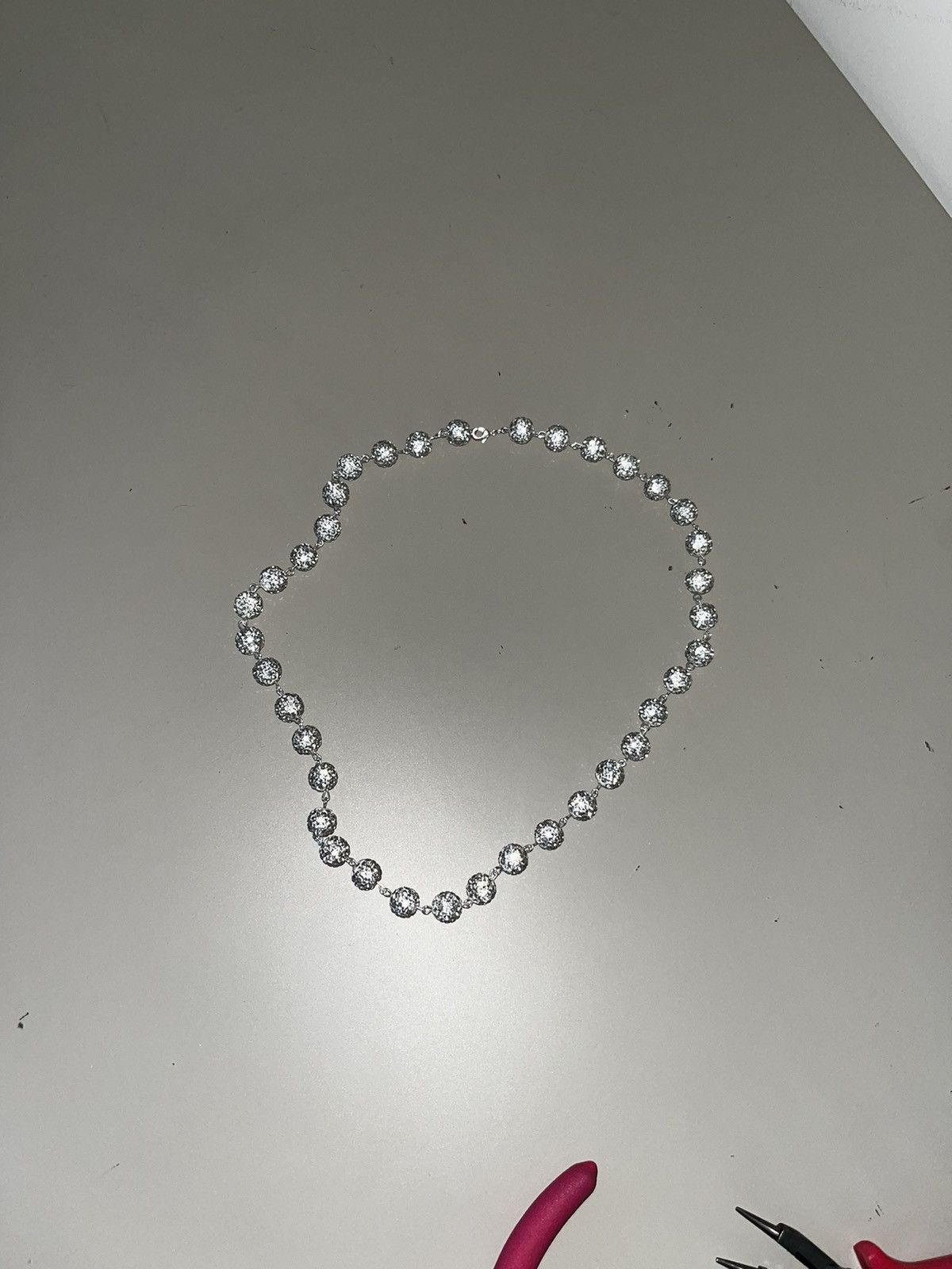 Japanese Brand × Vintage Bussdown Shamballa Necklace (Short) Size ONE SIZE - 2 Thumbnail