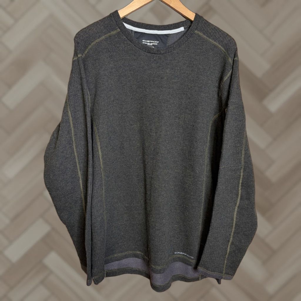 ExOfficio ExOfficio Mens Wool Blend Brown Sweater Long Sleeve Size Large Size US L / EU 52-54 / 3 - 1 Thumbnail