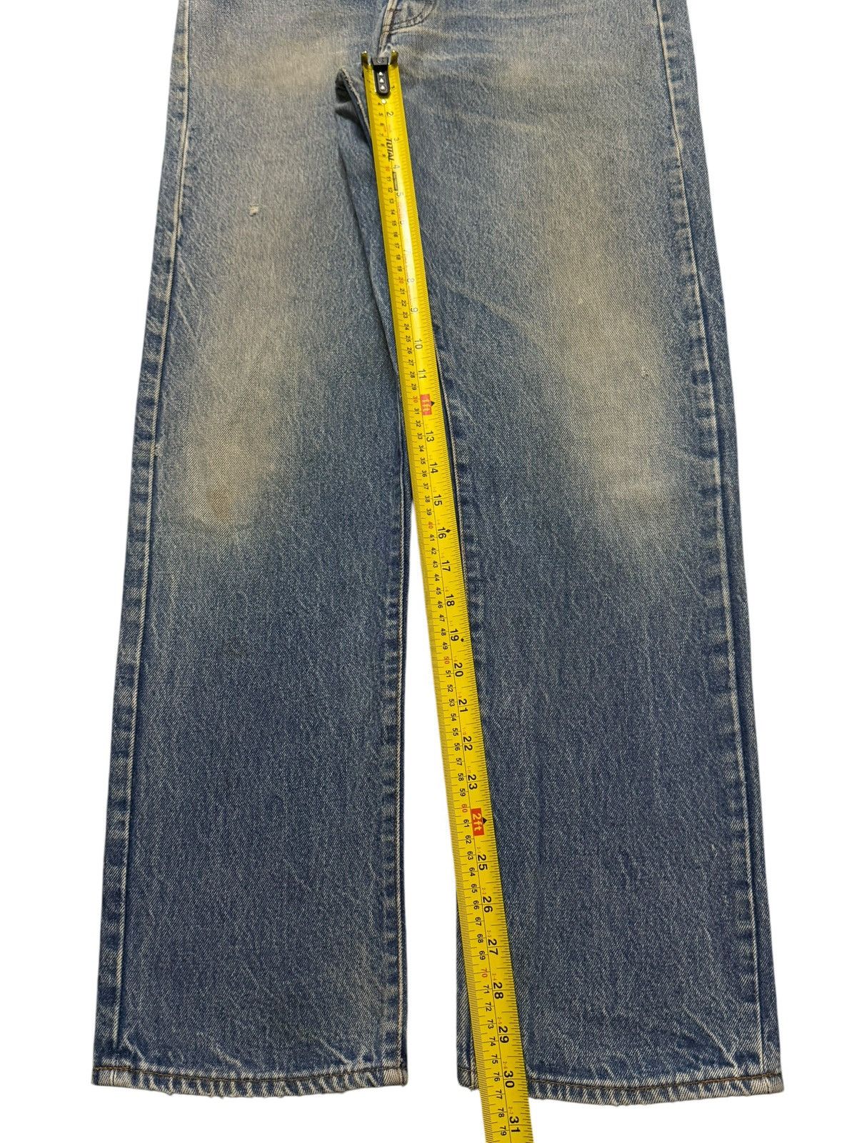 Levi's Vintage 80s Levis 501 Retro Blue Mud Wash Straight Leg Jeans Size US 30 / EU 46 - 11 Thumbnail