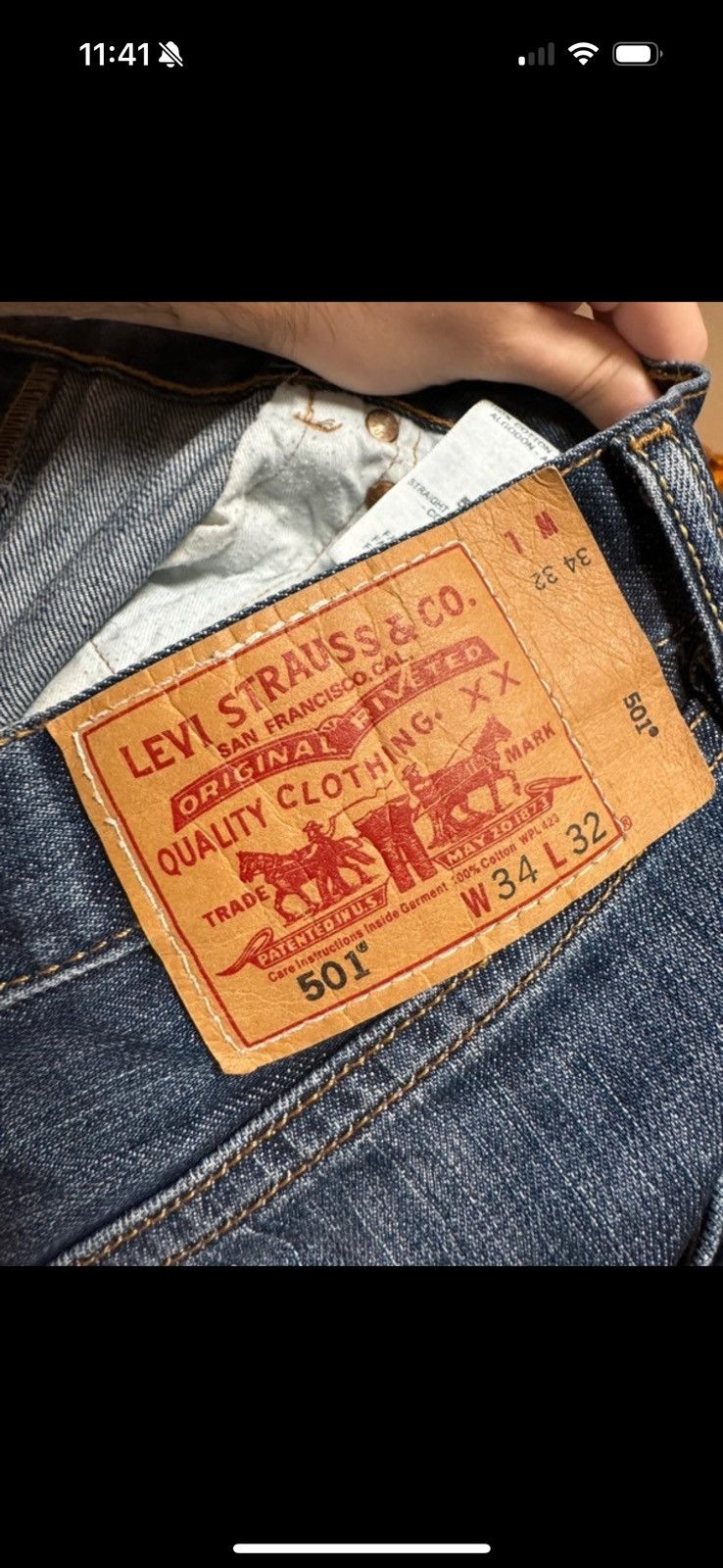 Levi's × Levi's Vintage Clothing Levi’s 501 jeans Size US 34 / EU 50 - 4 Thumbnail