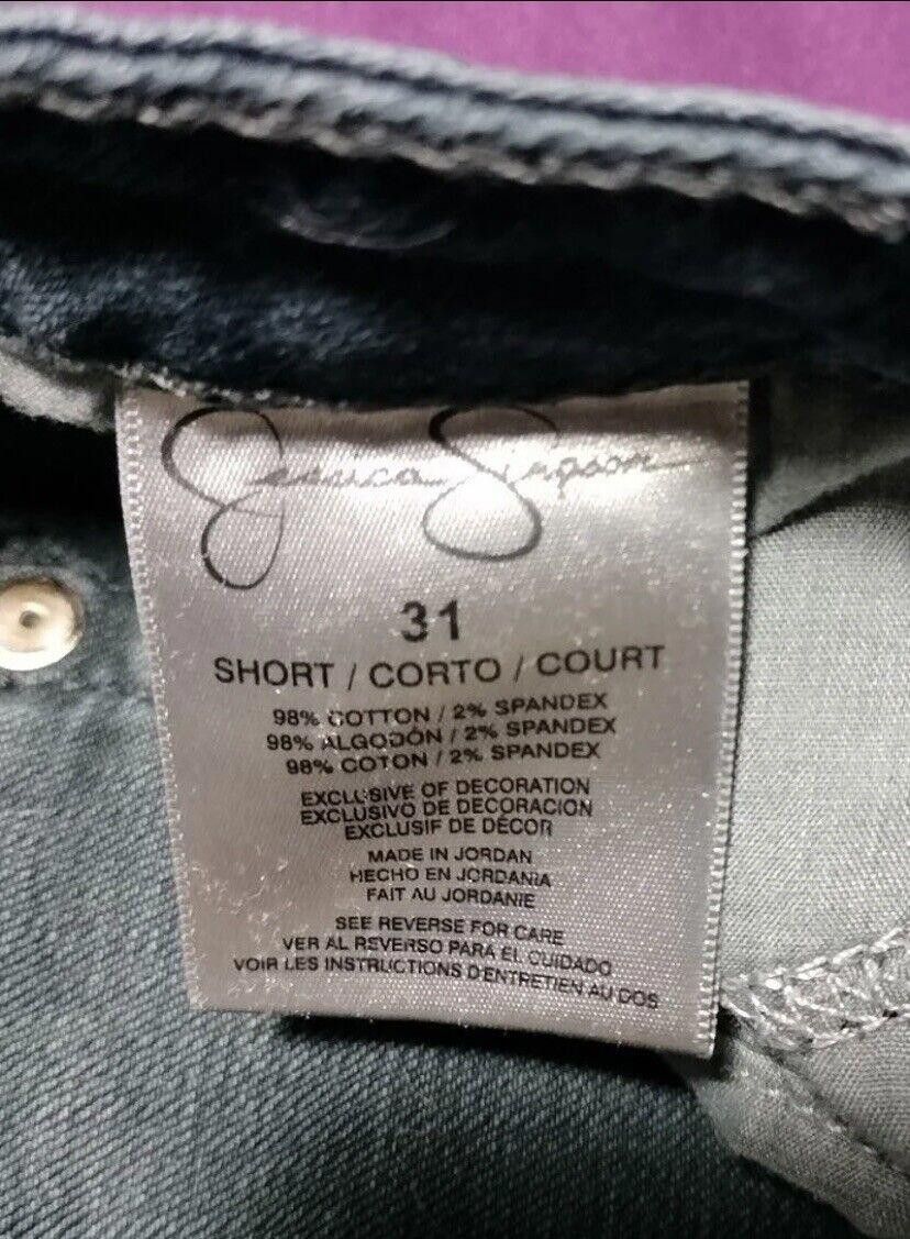 Designer Jessica Simpson Forever Skinny Jeans Size 31 Short Size 31" - 3 Thumbnail
