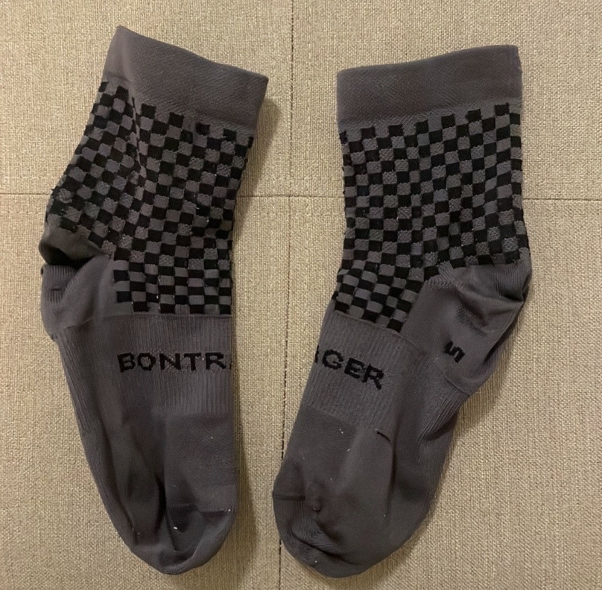 Other Bontrager checkered cycling Socks Size ONE SIZE - 4 Thumbnail