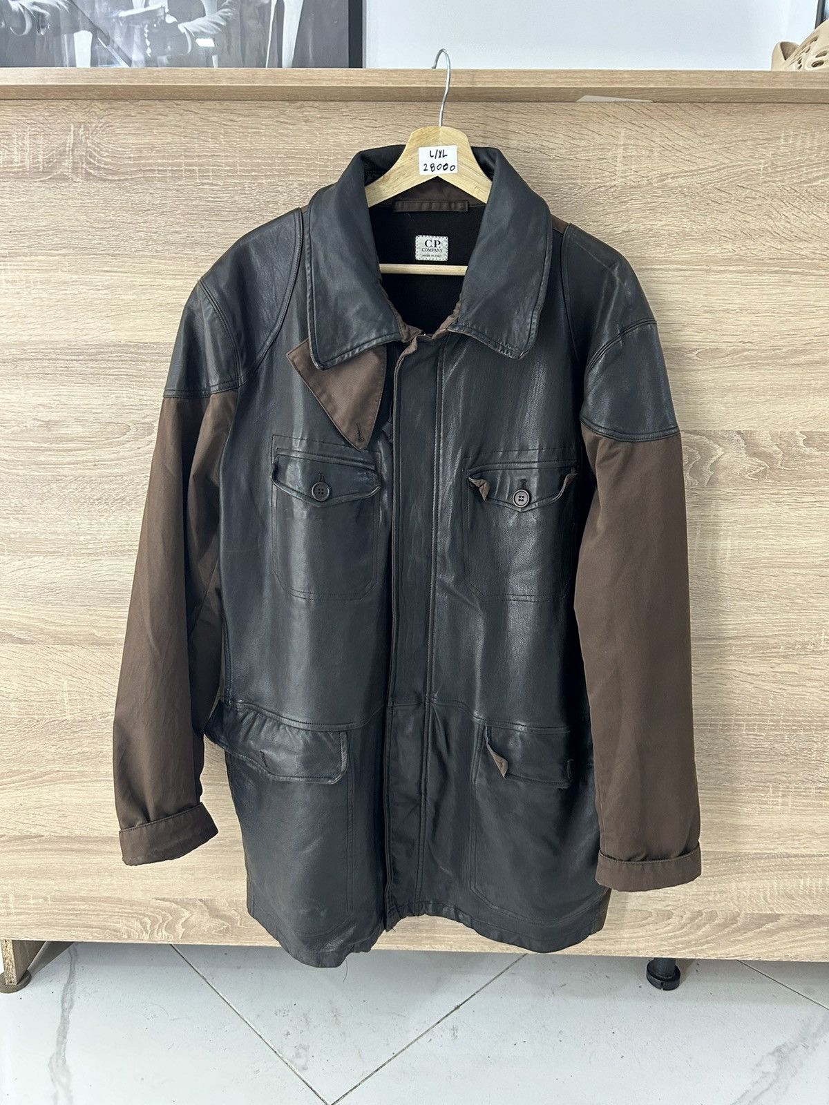 Men's C.P. Company Leather Jackets | Grailed