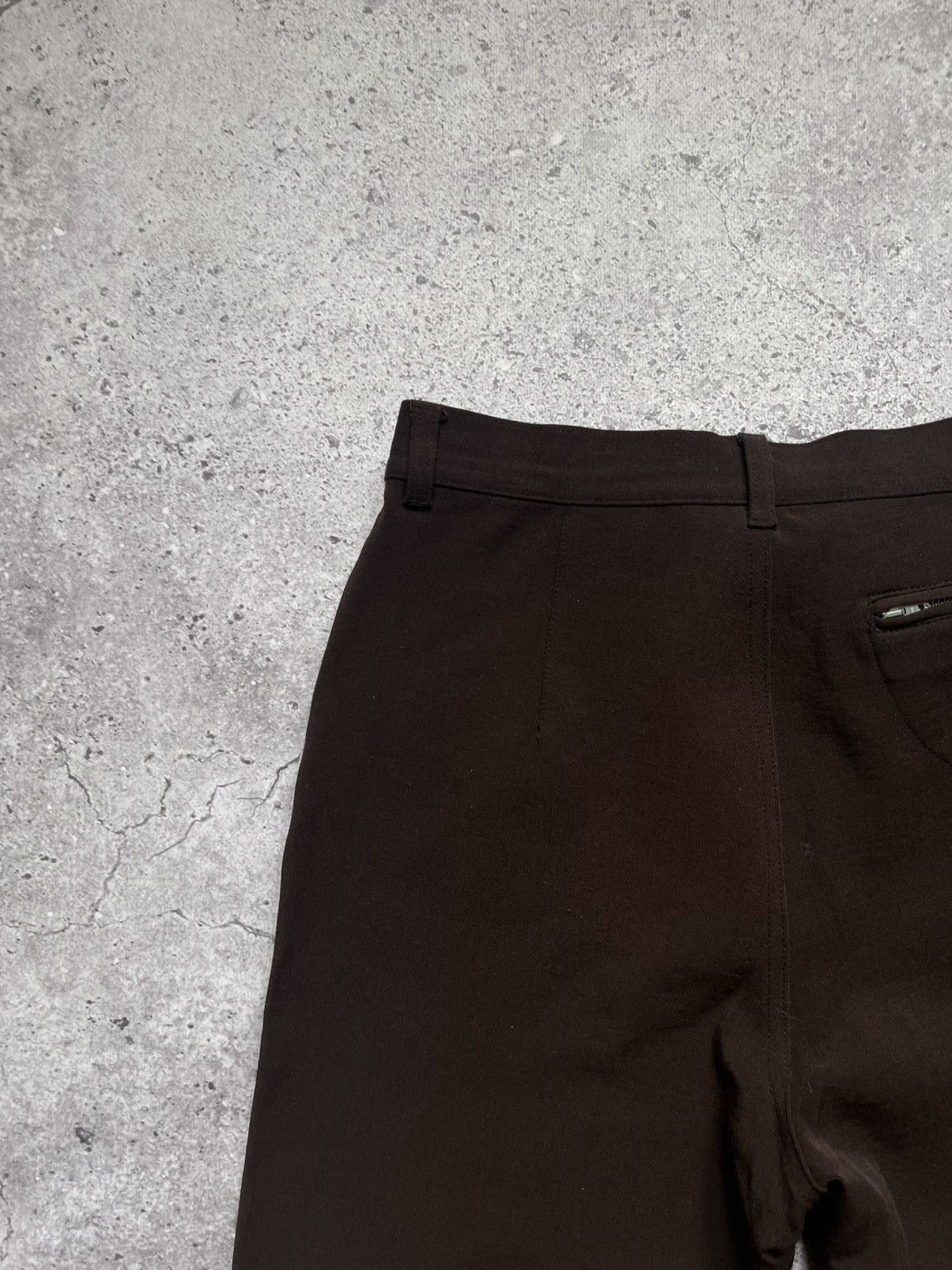 Transit × Transit Uomo Transit Par Such Wool Trousers Pants Brown Size 27" / US 4 / IT 40 - 12 Thumbnail