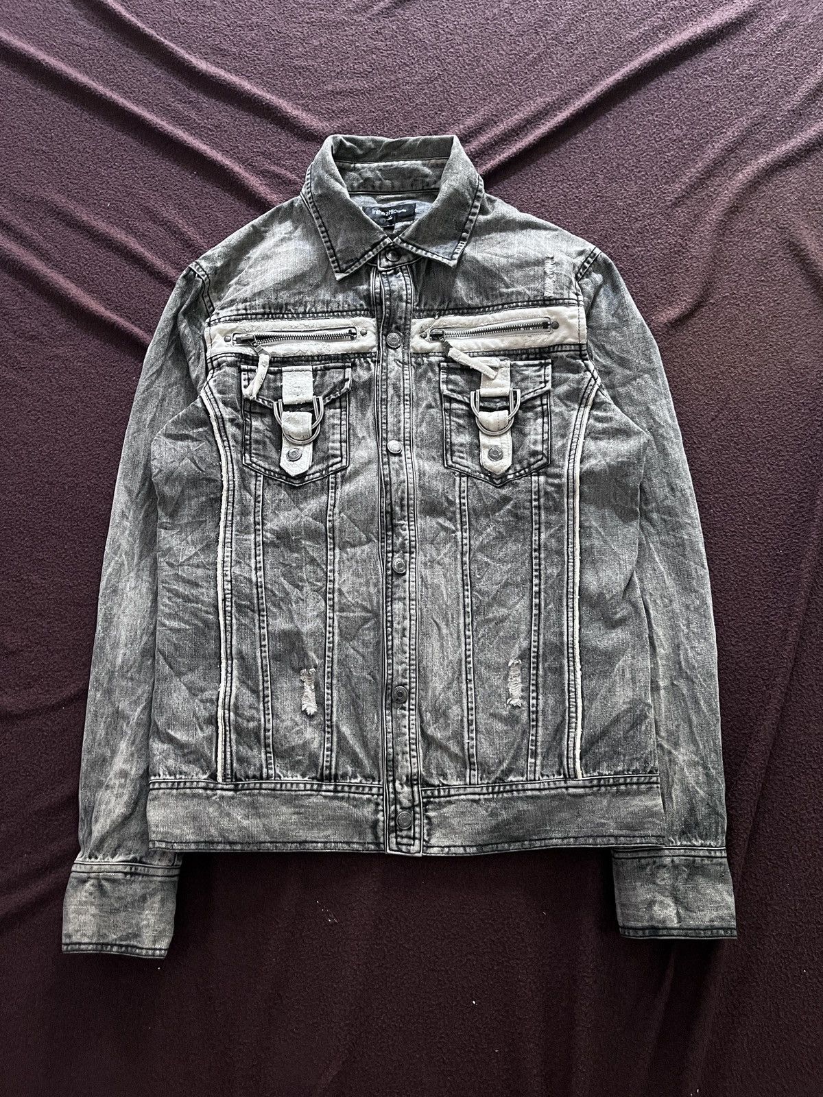 In The Attic In the attic Distressed Jacket lgb style Size US M / EU 48-50 / 2 - 1 Thumbnail