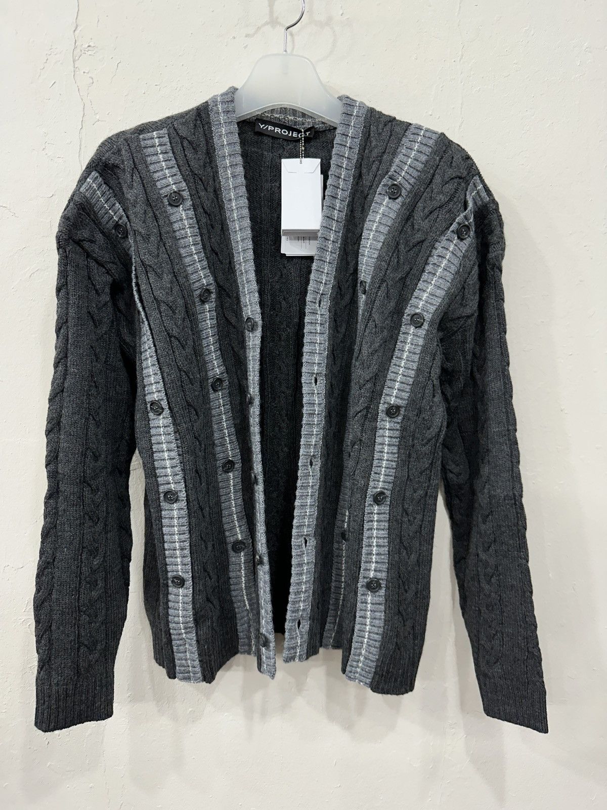 Y/Project Button Stripe Cardigan Size US XS / EU 42 / 0 - 5 Thumbnail