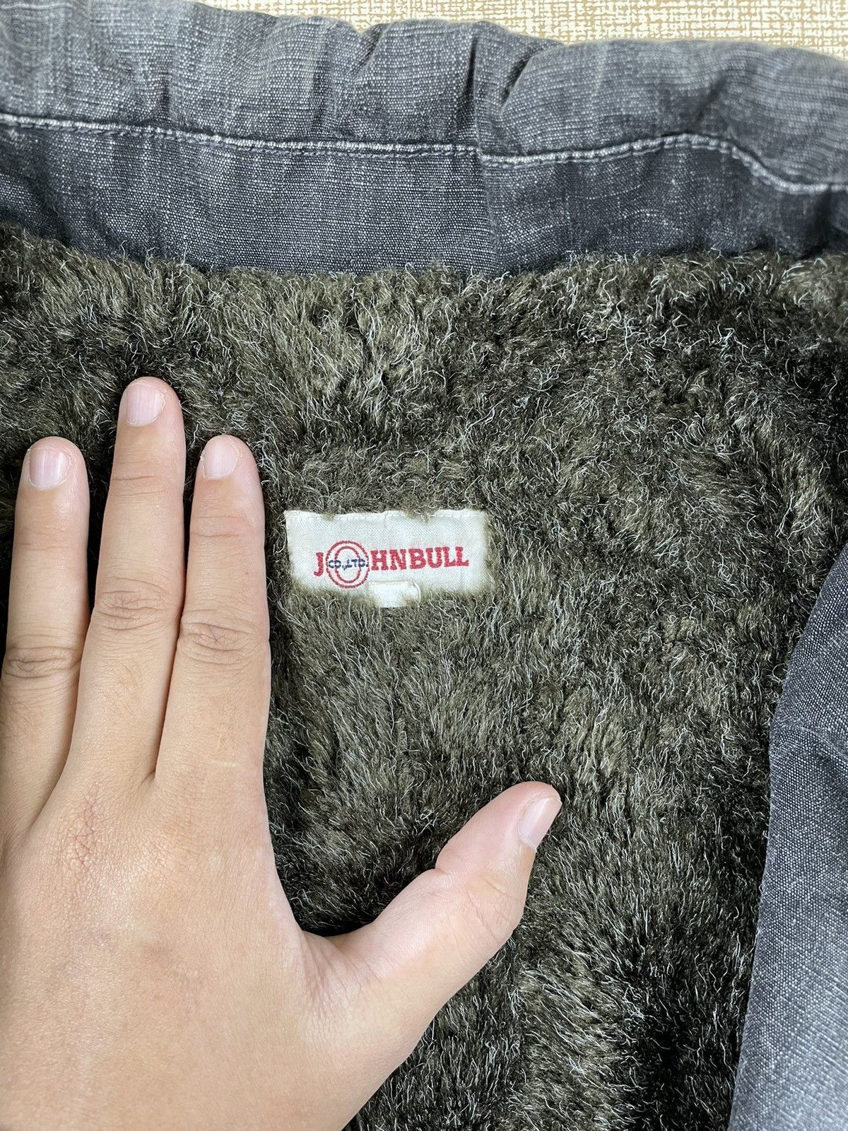 Johnbull × Vintage Vintage John Bull Double Collar Lined Sherpa Canvas Jacket Size US M / EU 48-50 / 2 - 11 Thumbnail