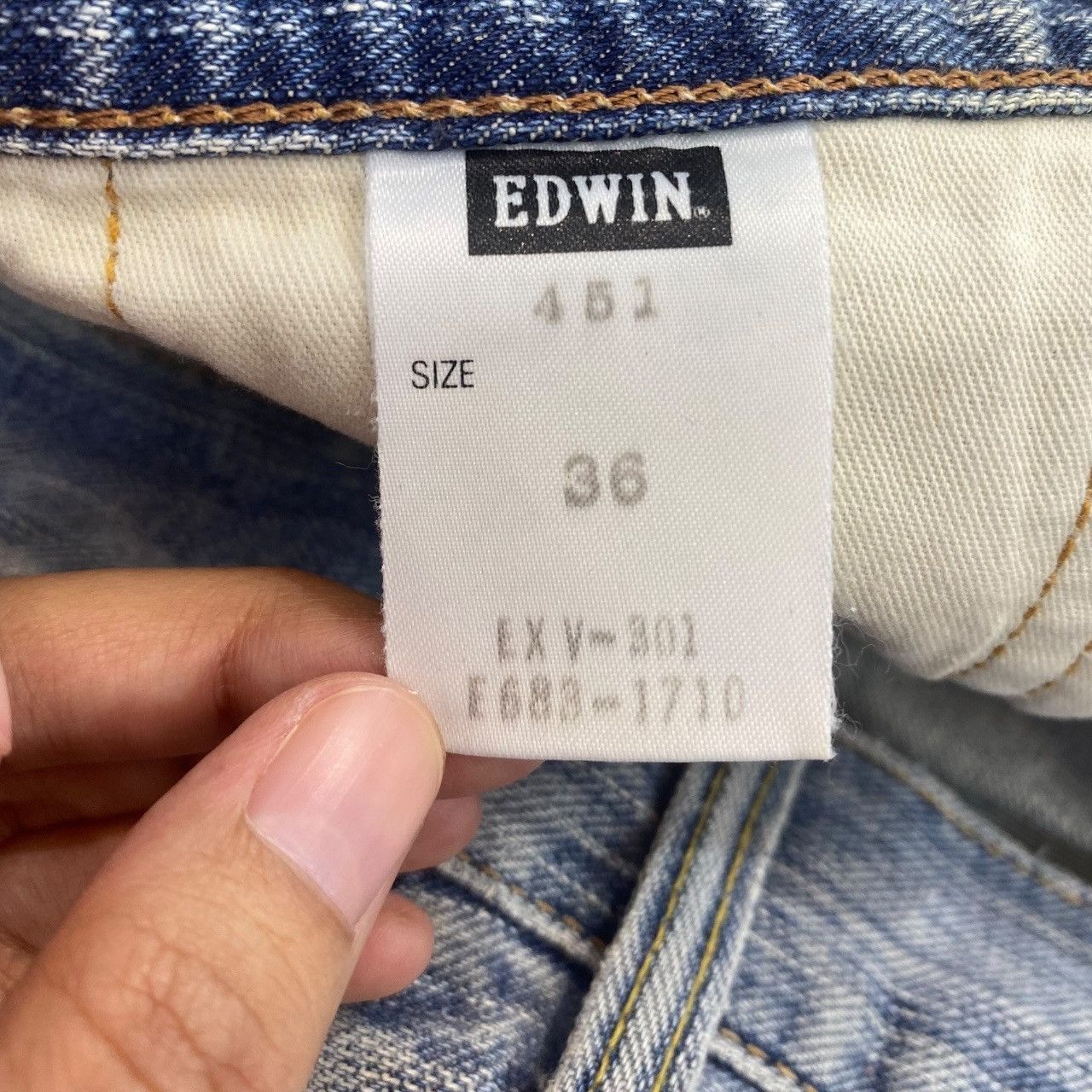 Edwin Edwin Acid Blue Wash Style Loose jeans Size US 36 / EU 52 - 11 Thumbnail