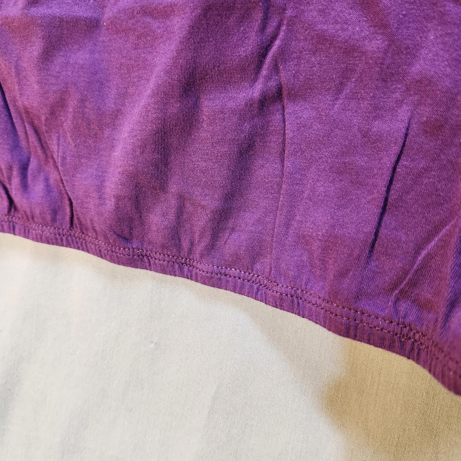Designer Newport News Purple Cotton Tank Size XL Size XL / US 12-14 / IT 48-50 - 6 Thumbnail