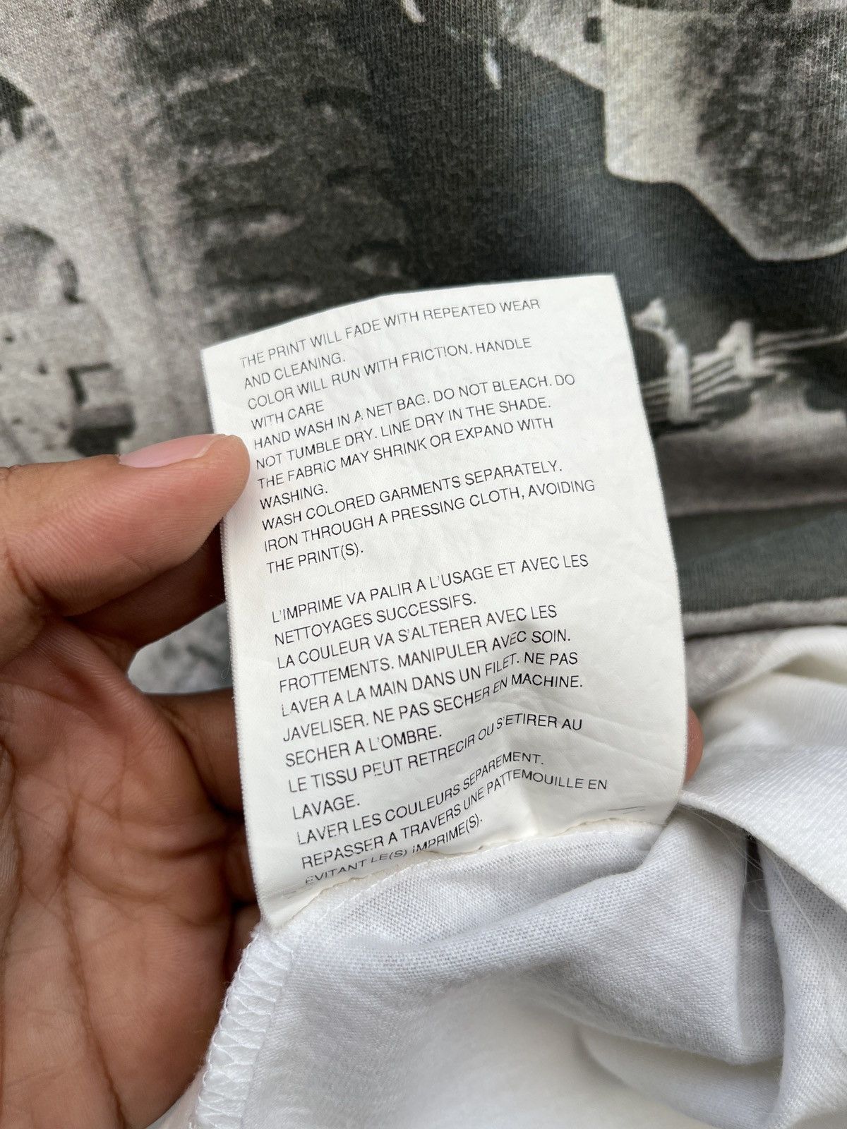 Comme des Garcons Homme AD2015 CDG Homme “Follow Me” Printed Tshirt Size US M / EU 48-50 / 2 - 9 Thumbnail