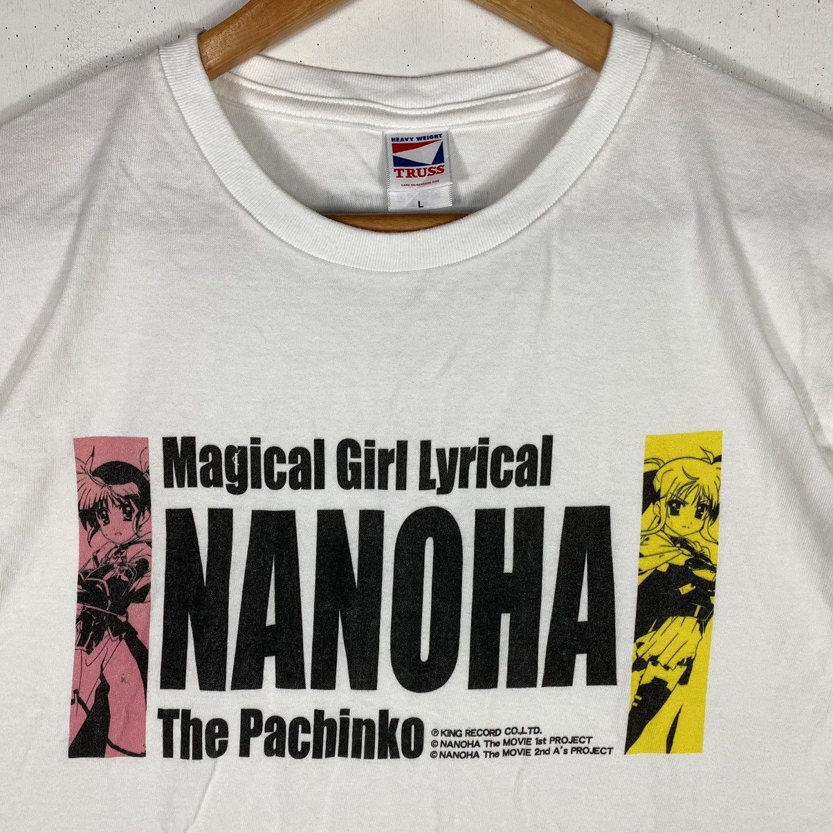 Anime × Japanese Brand × Vintage MAGICAL GIRL LYRICAL NANOHA THE PACHINKO ANIME MOVIE TEE Size US L / EU 52-54 / 3 - 3 Thumbnail