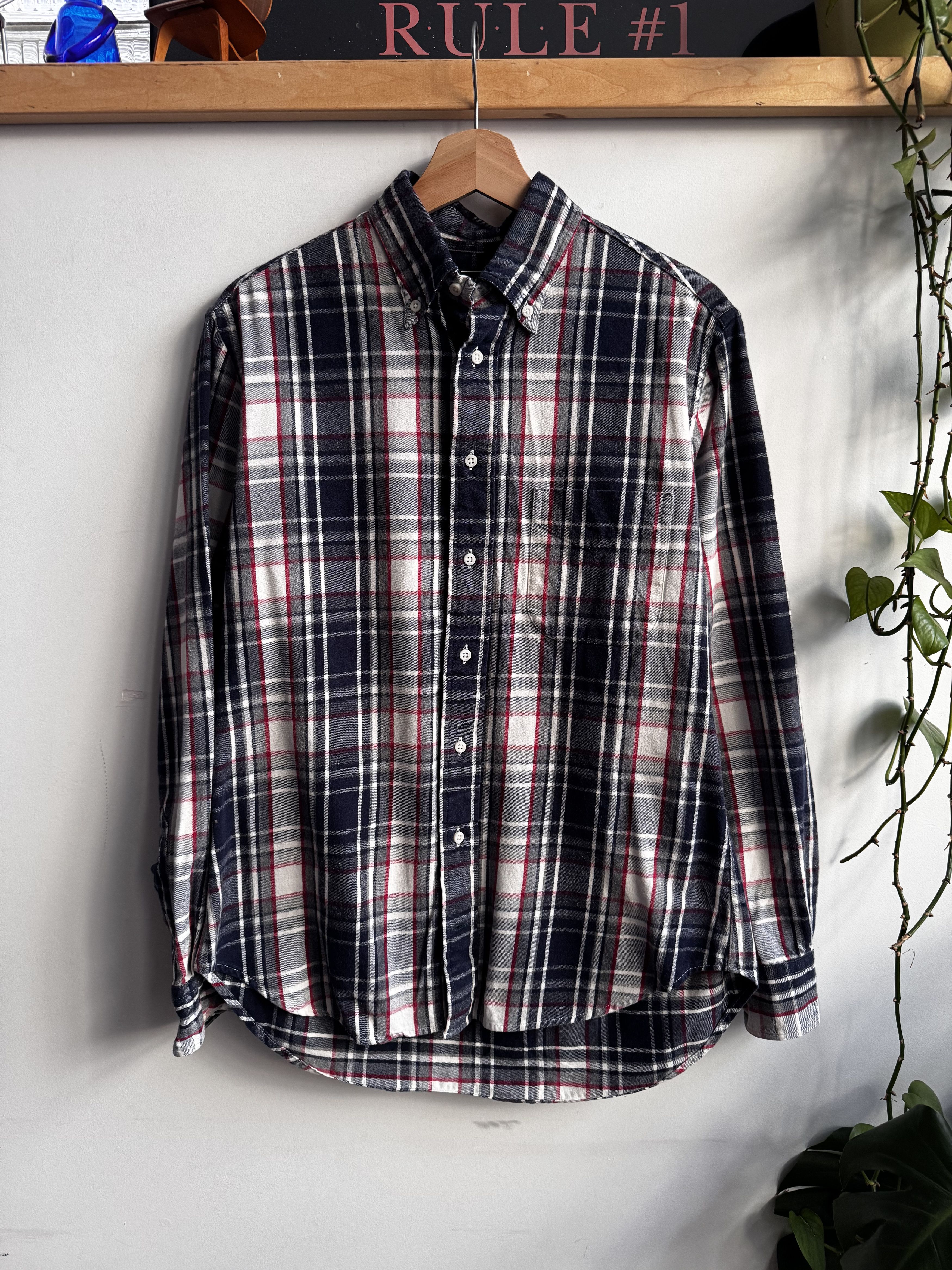 Gitman Bros. Vintage Gitman Bros Vintage Plaid Button Down Shirt Size M Size US M / EU 48-50 / 2 - 1 Thumbnail