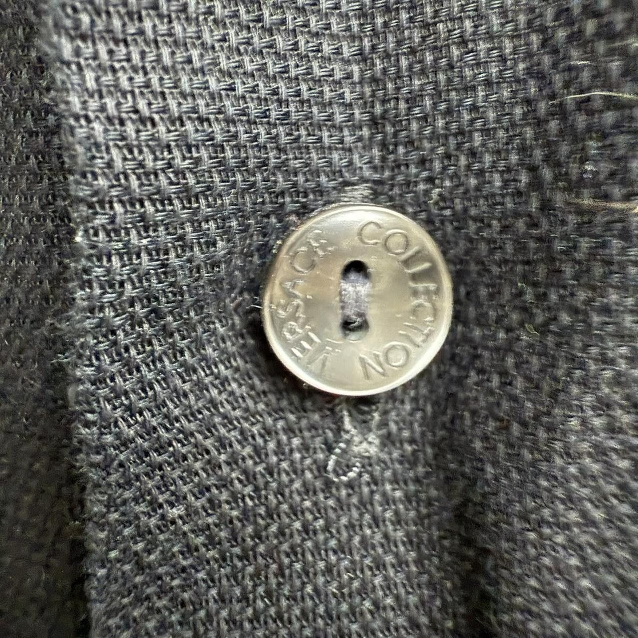Versace Versace Black Button Up Shirt Minimalist Italian Designer Size US M / EU 48-50 / 2 - 3 Thumbnail
