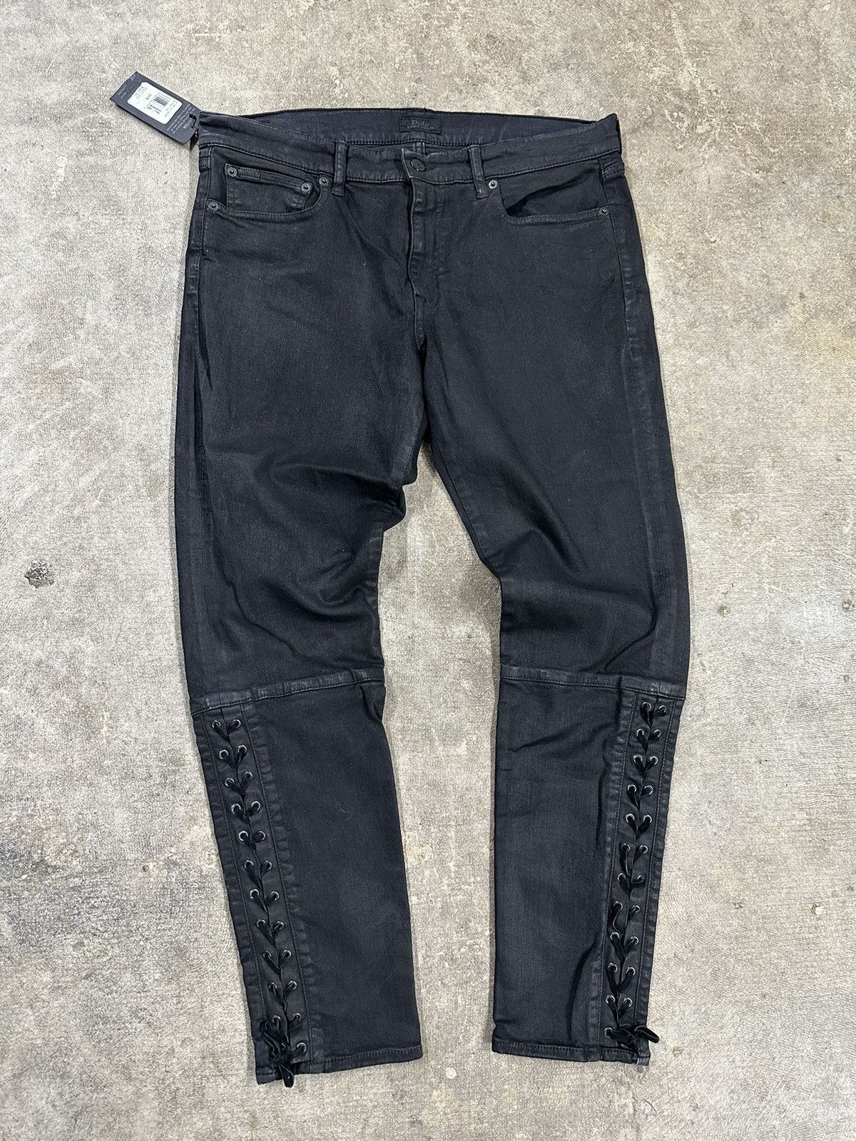 Polo Ralph Lauren Polo Ralph Lauren The Tompkins Skinny Lace Jeans Women’s Size 31" - 3 Thumbnail