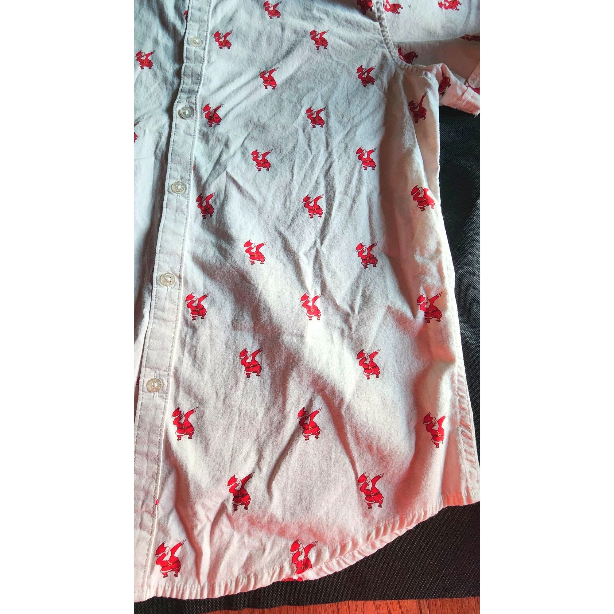 Other Mens Medium Button Down Shirt Dabbing Santa's Christmas Holi Size US M / EU 48-50 / 2 - 4 Thumbnail