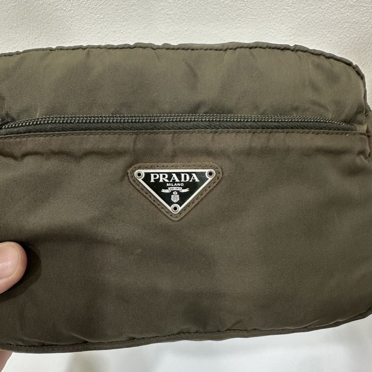 Prada ‼️LASTDROP‼️ PRADA NYLON KHAKI CROSSBODY SHOULDER BAG Size ONE SIZE - 6 Thumbnail