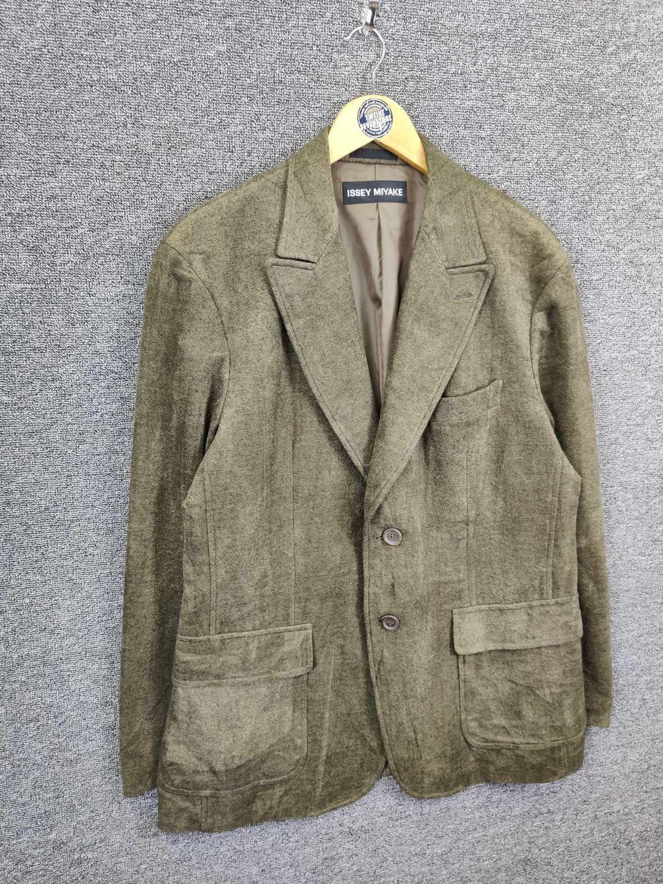 Issey Miyake Vintage 90s Issey Miyake Single Breasted Blazer Jacket Size US L / EU 52-54 / 3 - 5 Thumbnail