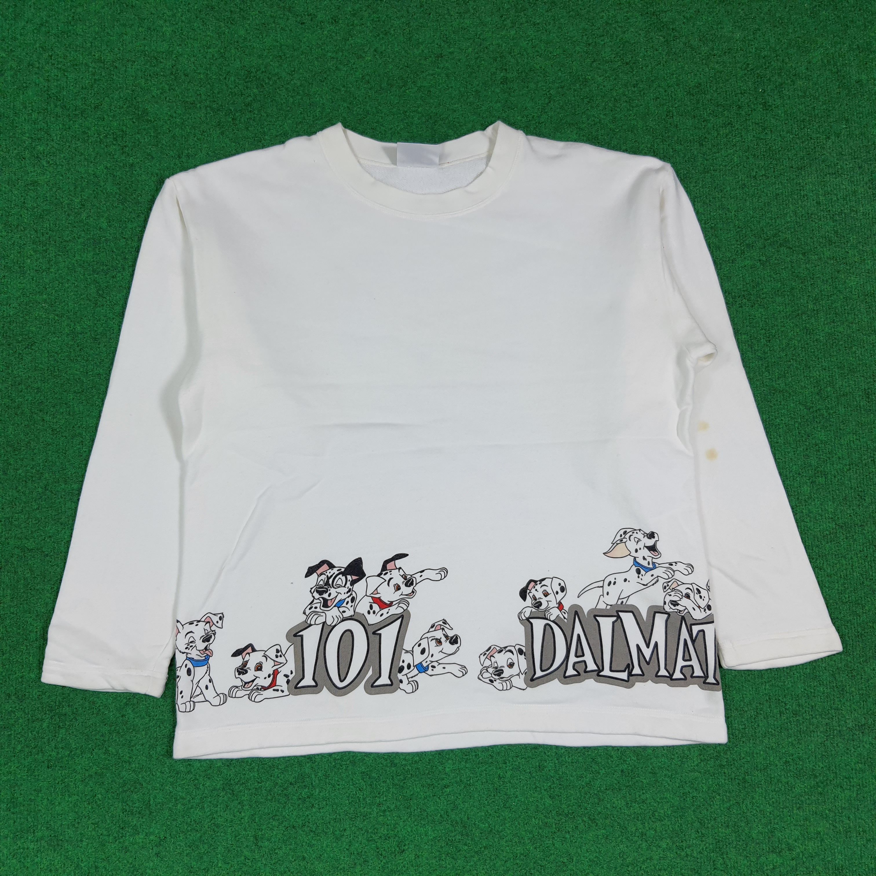 Disney Vintage 90s Tokyo Disney 101 Dalmatians Sweatshirt C283N26 Size US M / EU 48-50 / 2 - 5 Thumbnail