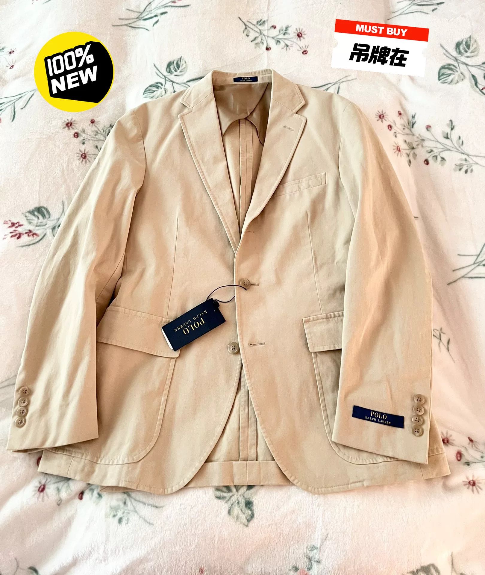 Polo Ralph Lauren Polo Ralph Lauren Men's Suit Jacket Size US XXS / EU 40 - 1 Thumbnail