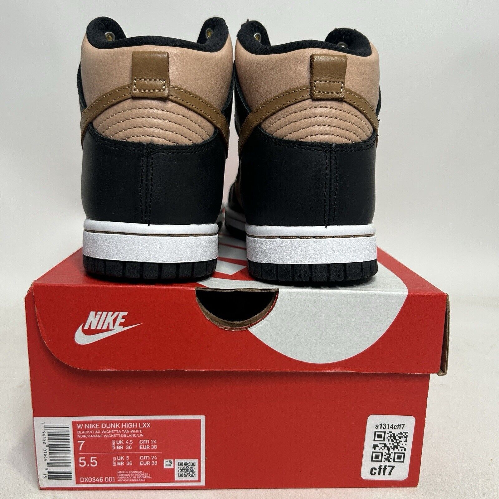 Nike Nike Dunk High WMNS LXX “Flax/Vachetta Tan” 2024 Size US 7 / IT 37 - 4 Thumbnail