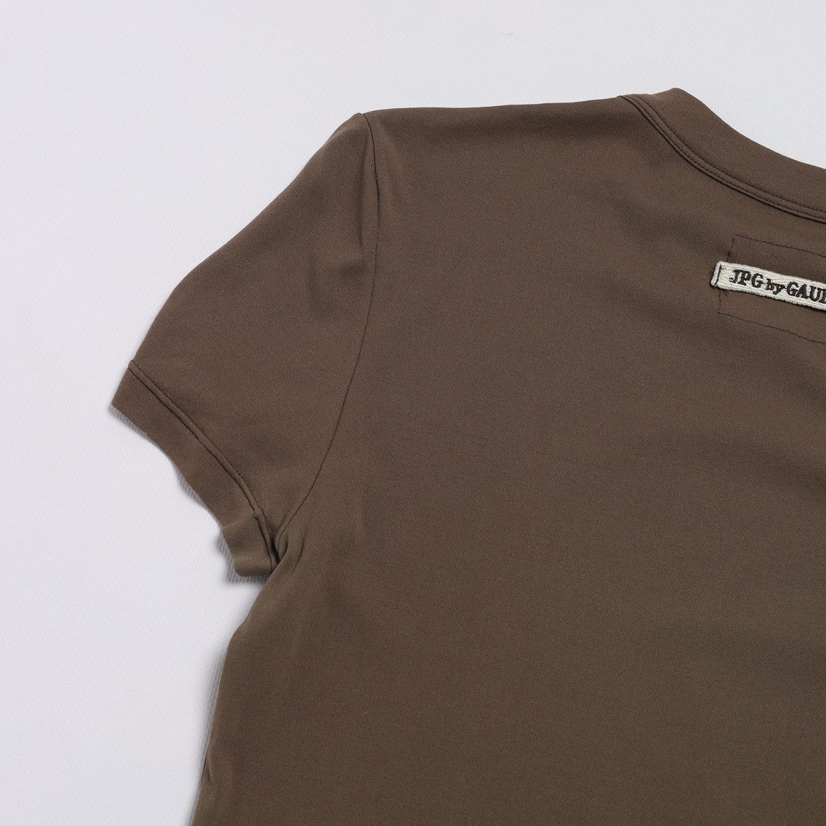 Jean Paul Gaultier Jean Paul Gaultier Nylon JPG Logo Tee cross Mesh Angel Size S / US 4 / IT 40 - 10 Thumbnail