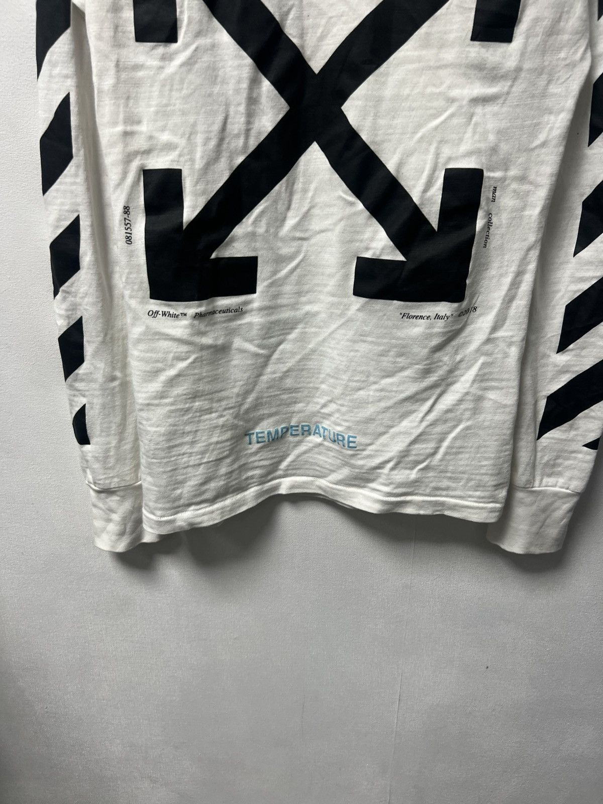 Off-White Off White Mona Lisa Long Sleeve Big Logo Mens Size US S / EU 44-46 / 1 - 16 Thumbnail